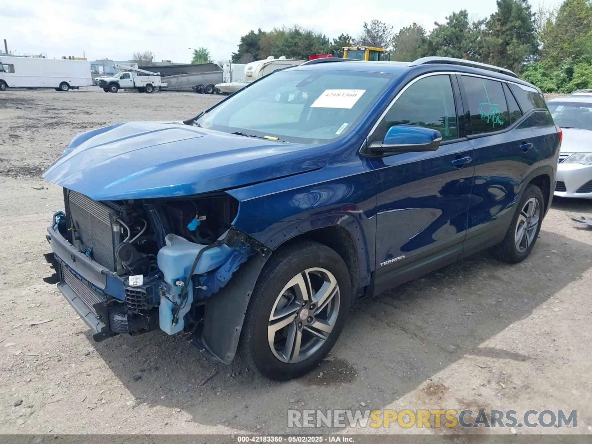 2 Photograph of a damaged car 3GKALVEV5LL135015 GMC TERRAIN 2020