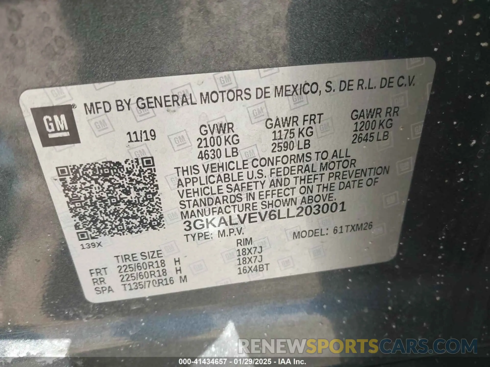 9 Photograph of a damaged car 3GKALVEV6LL203001 GMC TERRAIN 2020