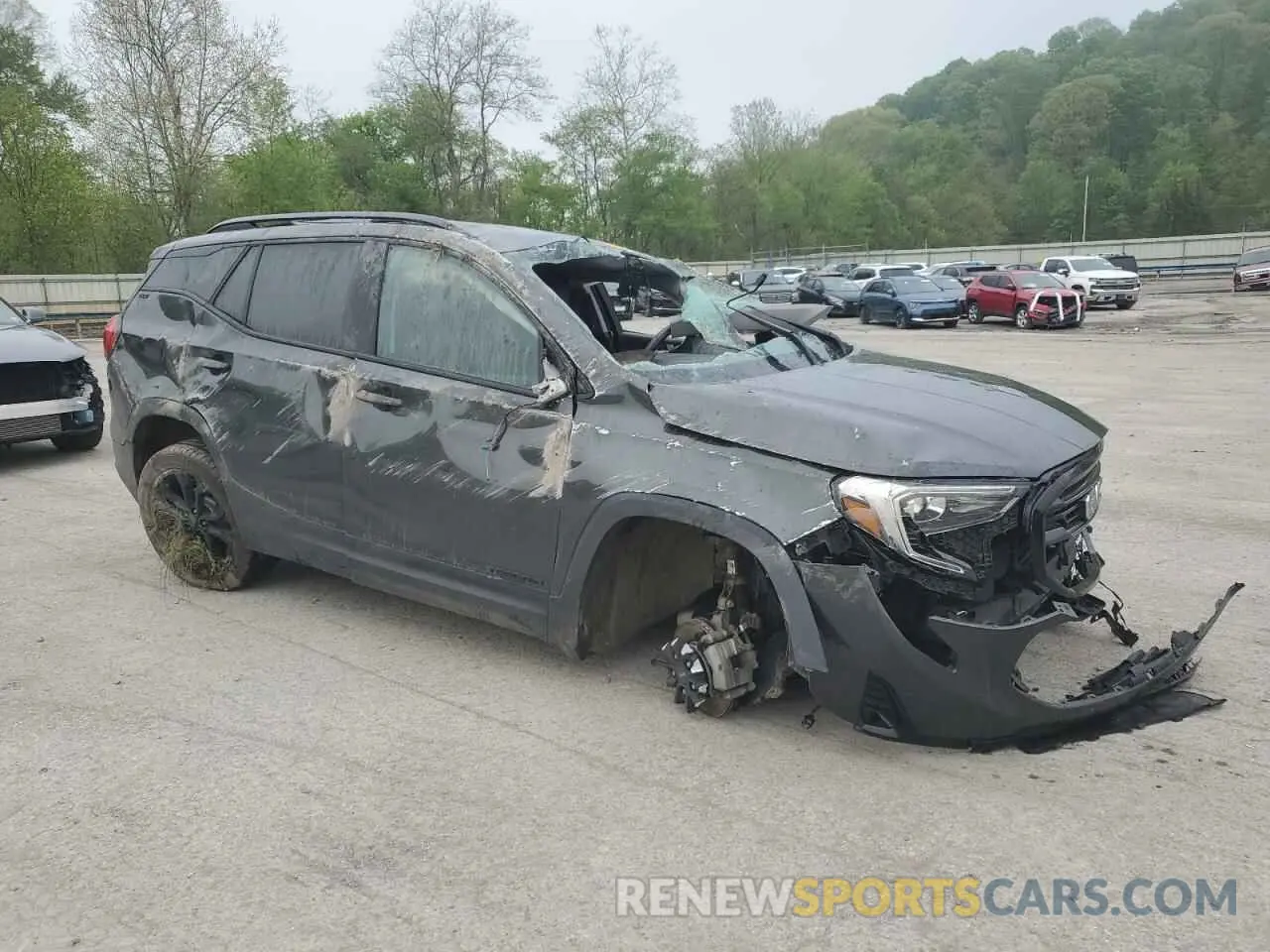 4 Photograph of a damaged car 3GKALVEV6LL260427 GMC TERRAIN 2020