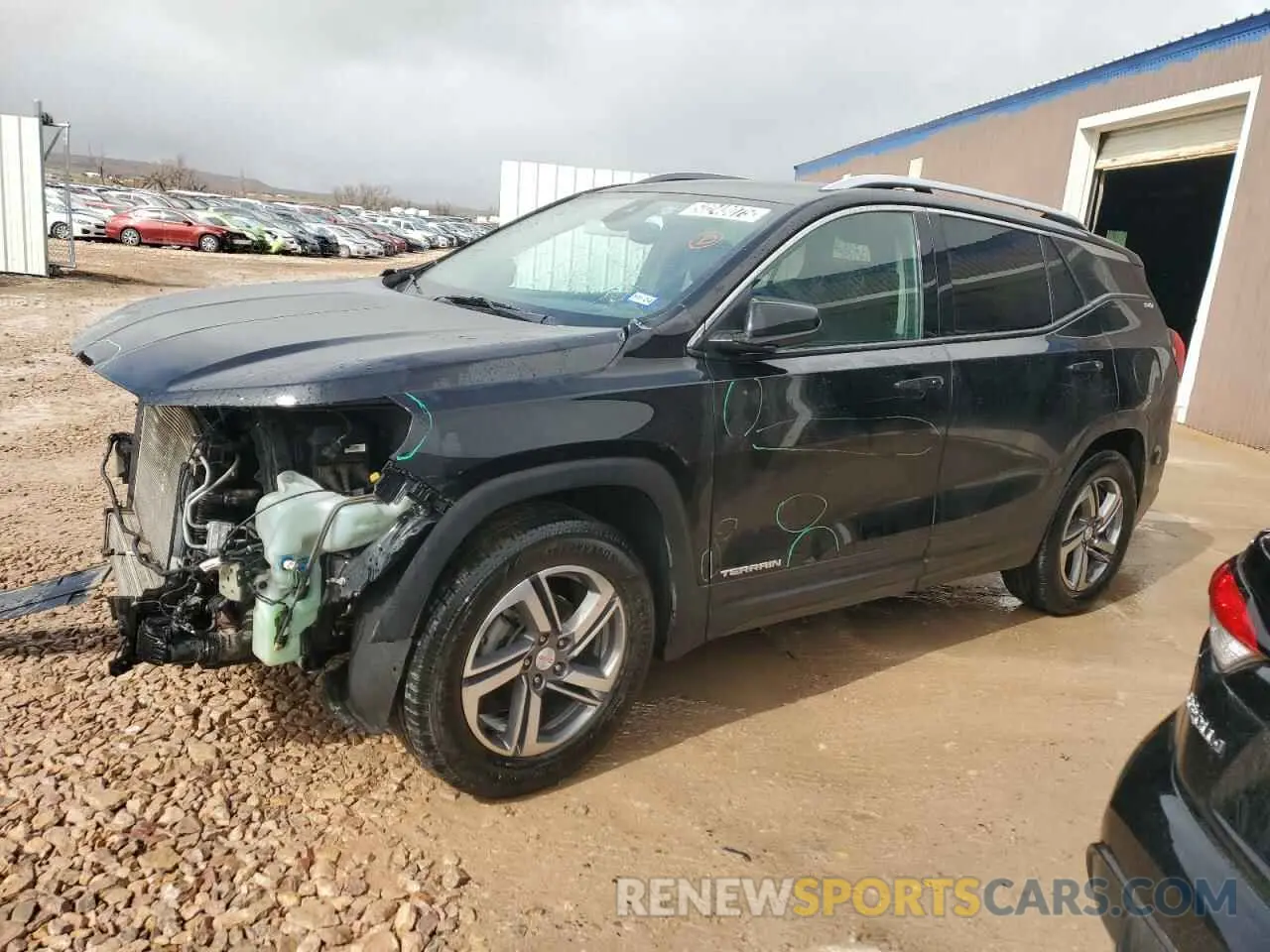 1 Photograph of a damaged car 3GKALVEV9LL242360 GMC TERRAIN 2020