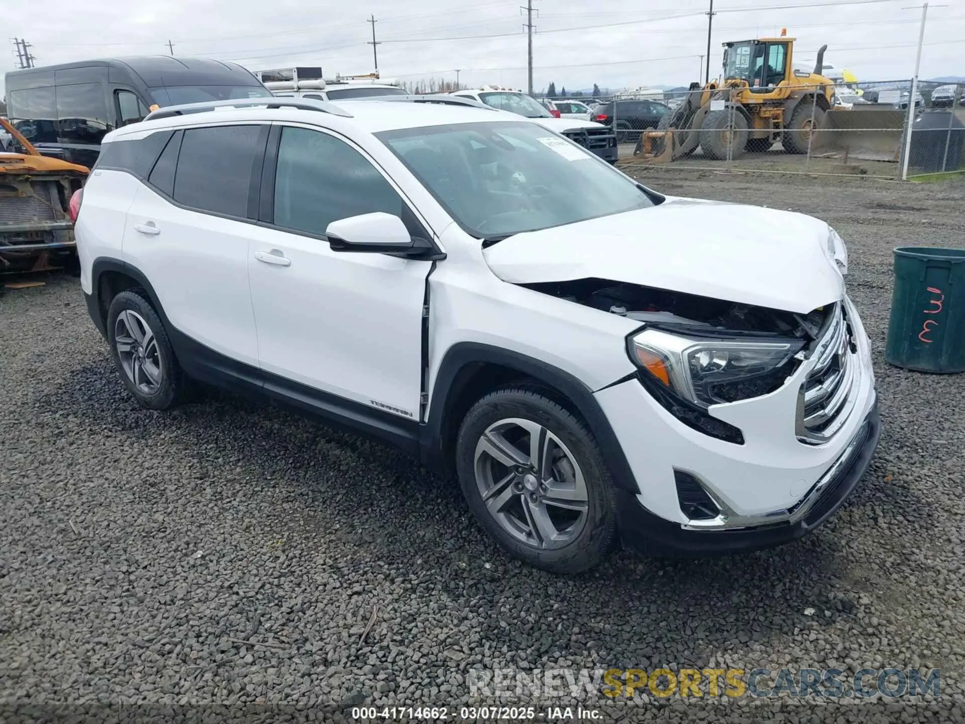 1 Photograph of a damaged car 3GKALVEVXLL143417 GMC TERRAIN 2020