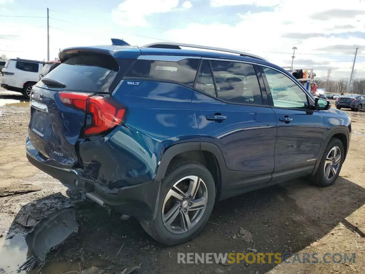 3 Photograph of a damaged car 3GKALVEVXLL166504 GMC TERRAIN 2020
