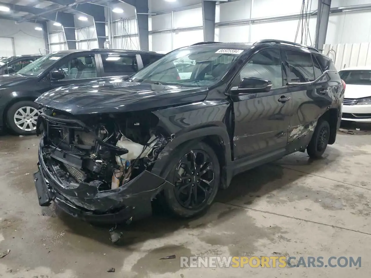 1 Photograph of a damaged car 3GKALVEVXLL343813 GMC TERRAIN 2020