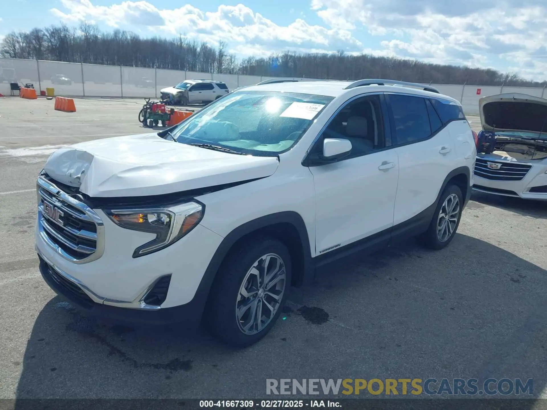2 Photograph of a damaged car 3GKALVEX4LL222454 GMC TERRAIN 2020