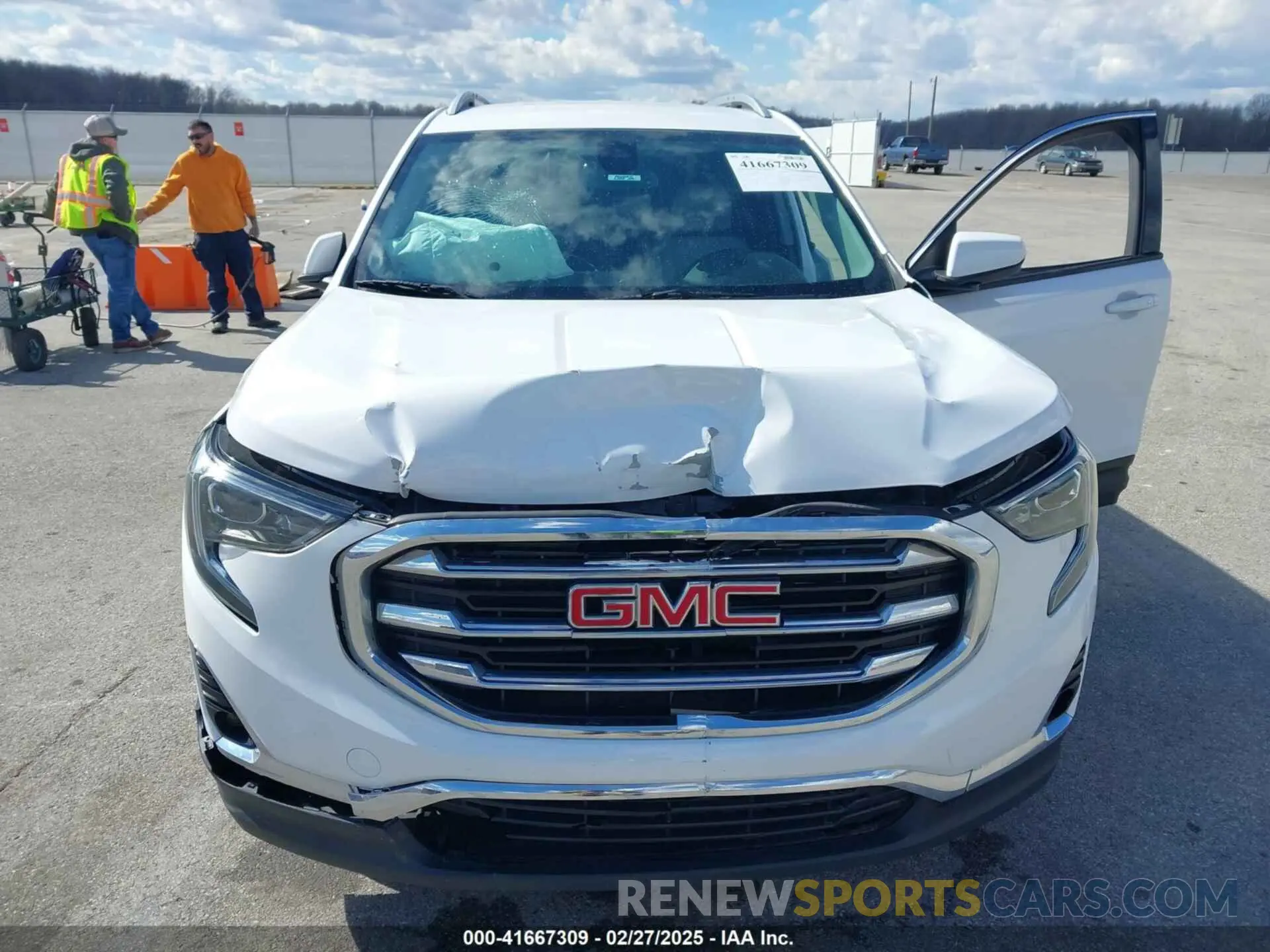 6 Photograph of a damaged car 3GKALVEX4LL222454 GMC TERRAIN 2020