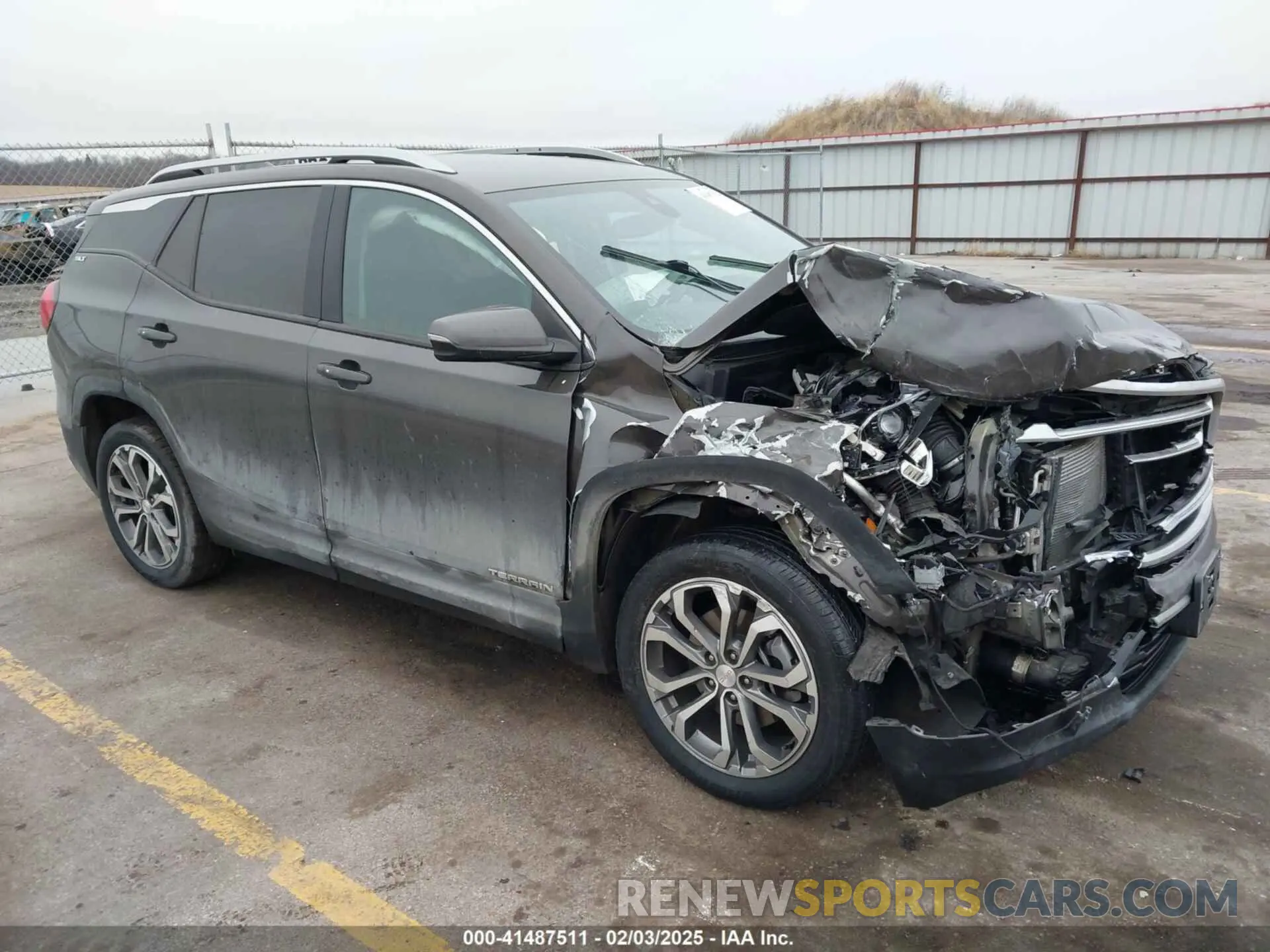 1 Photograph of a damaged car 3GKALVEX9LL131034 GMC TERRAIN 2020