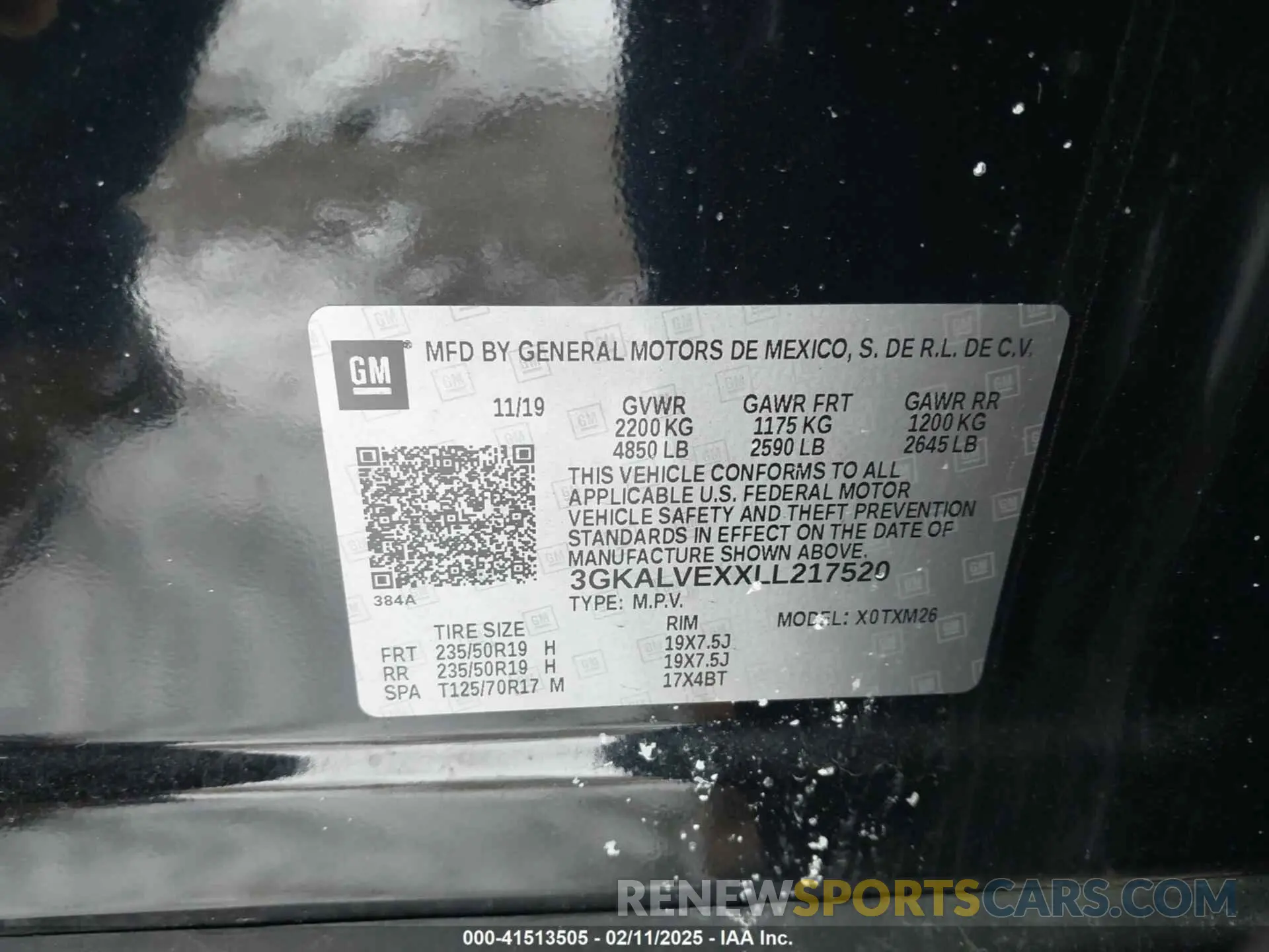 9 Photograph of a damaged car 3GKALVEXXLL217520 GMC TERRAIN 2020