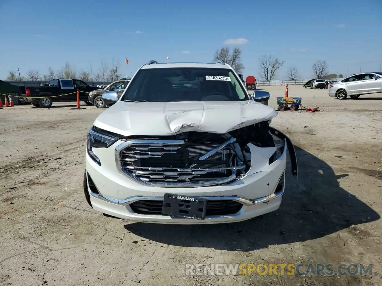 5 Photograph of a damaged car 3GKALXEX1LL327349 GMC TERRAIN 2020