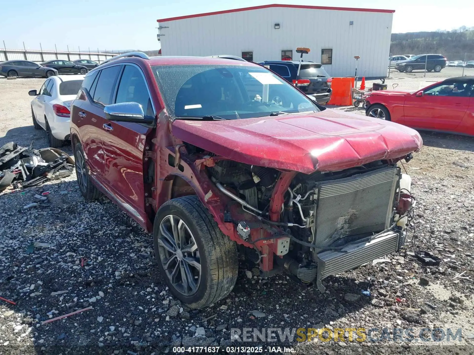 1 Photograph of a damaged car 3GKALXEX4LL164180 GMC TERRAIN 2020