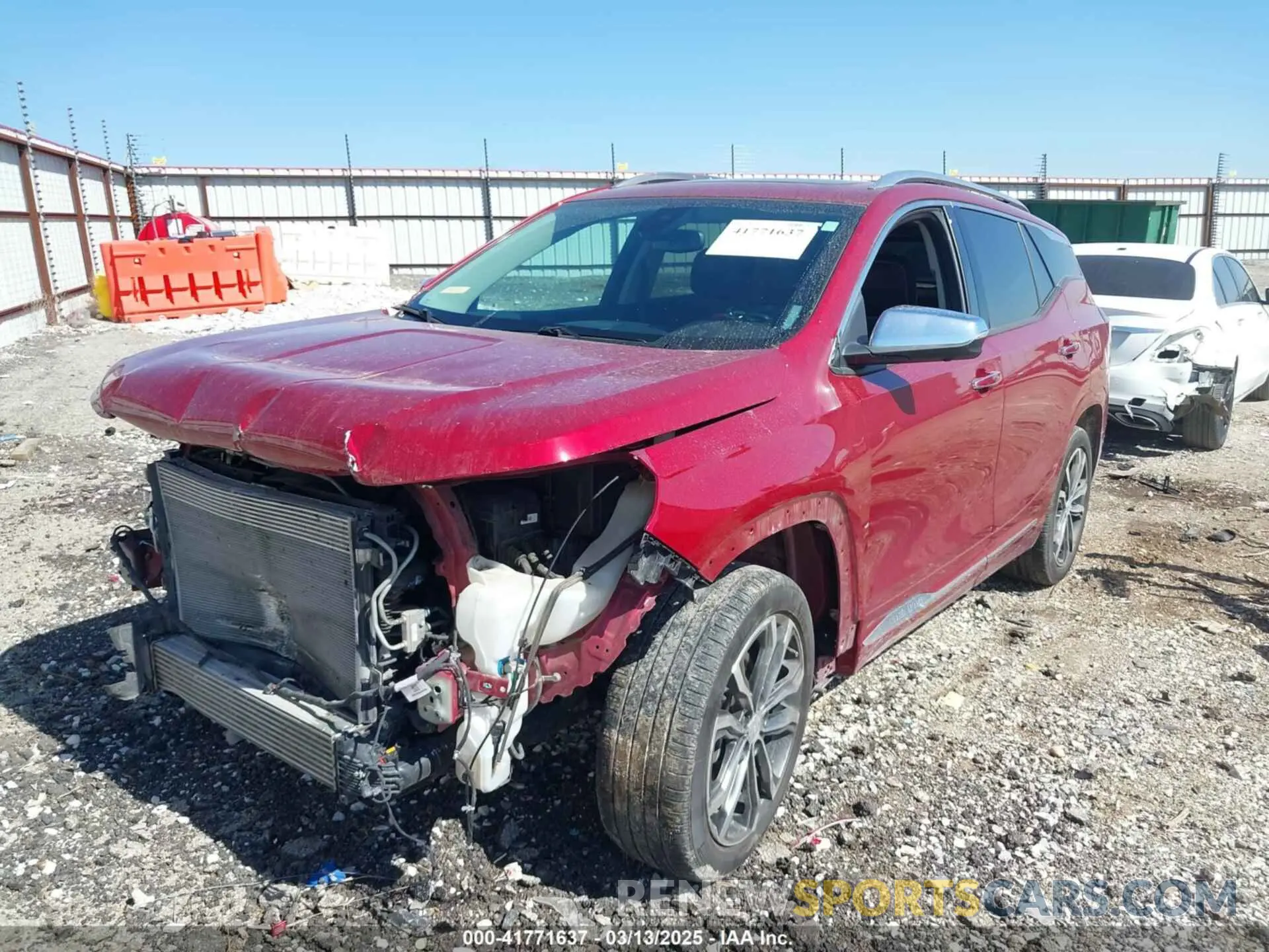 2 Photograph of a damaged car 3GKALXEX4LL164180 GMC TERRAIN 2020
