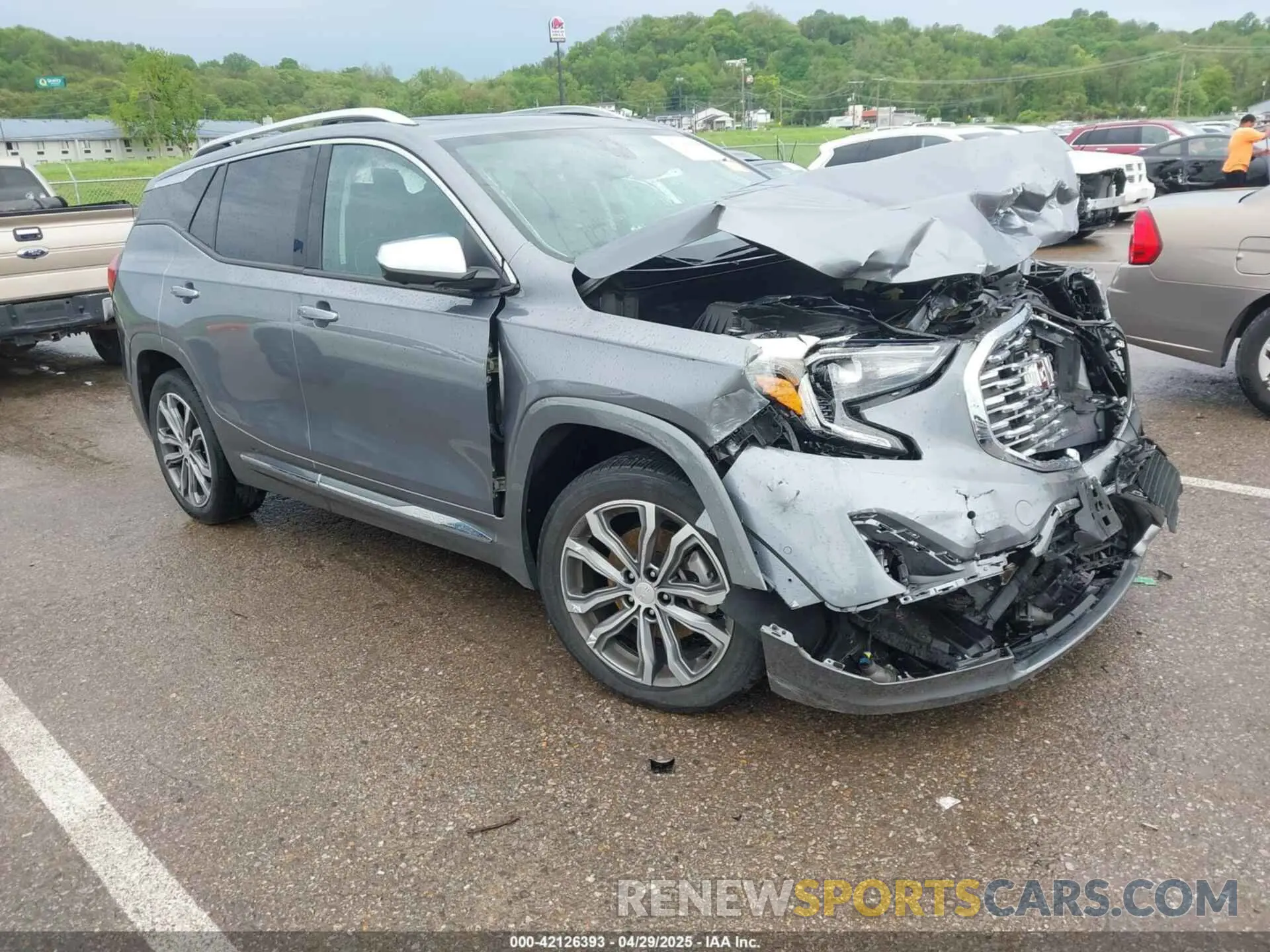 1 Photograph of a damaged car 3GKALXEX9LL137492 GMC TERRAIN 2020