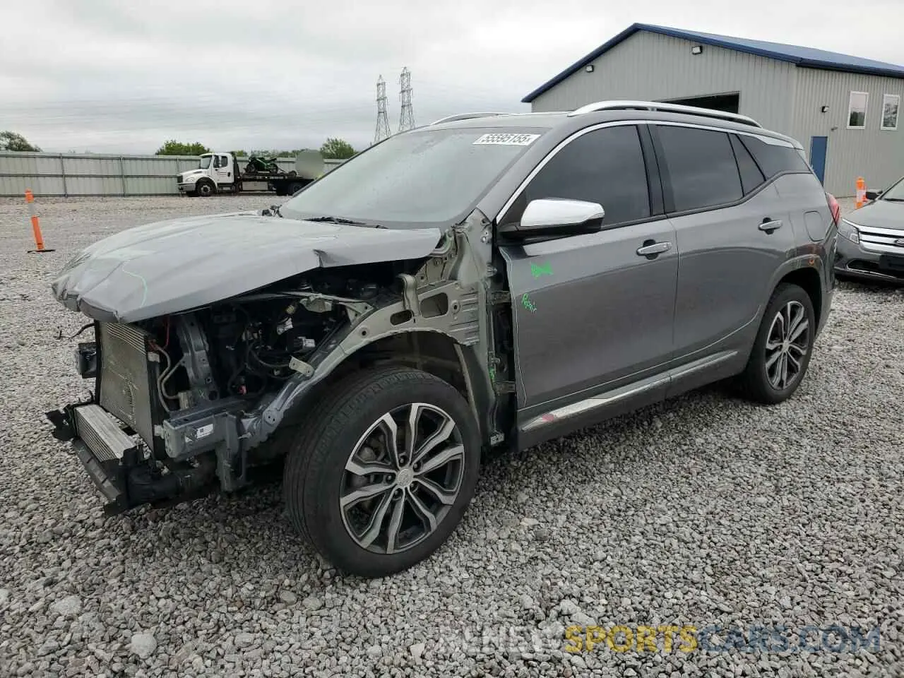 1 Photograph of a damaged car 3GKALXEX9LL340236 GMC TERRAIN 2020