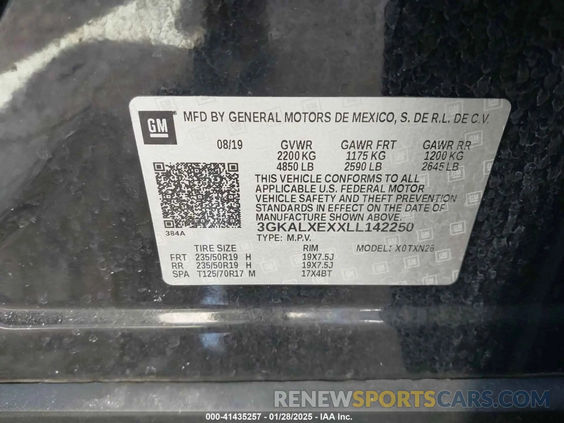 9 Photograph of a damaged car 3GKALXEXXLL142250 GMC TERRAIN 2020
