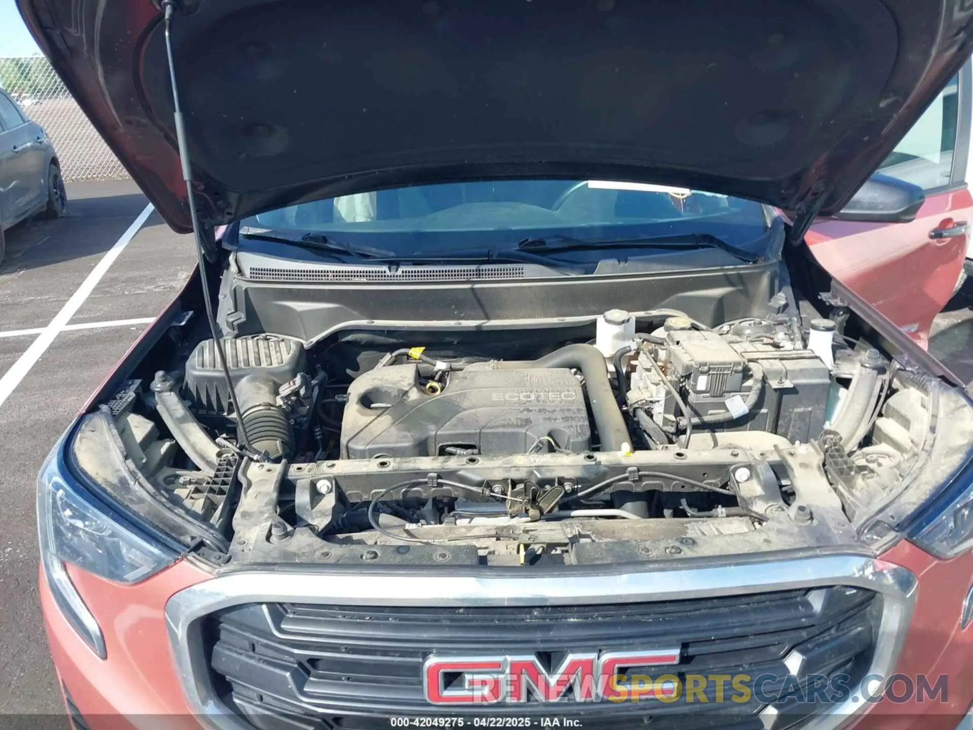 10 Photograph of a damaged car 3GKALMEV0ML307124 GMC TERRAIN 2021