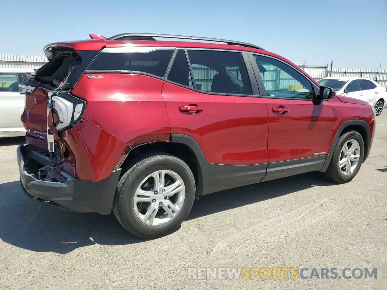 3 Photograph of a damaged car 3GKALMEV0ML314123 GMC TERRAIN 2021