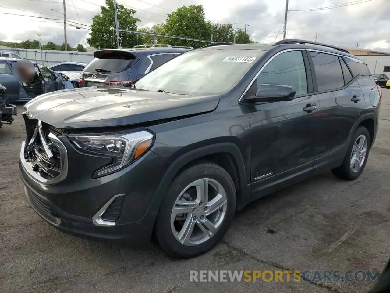 1 Photograph of a damaged car 3GKALMEV0ML323503 GMC TERRAIN 2021