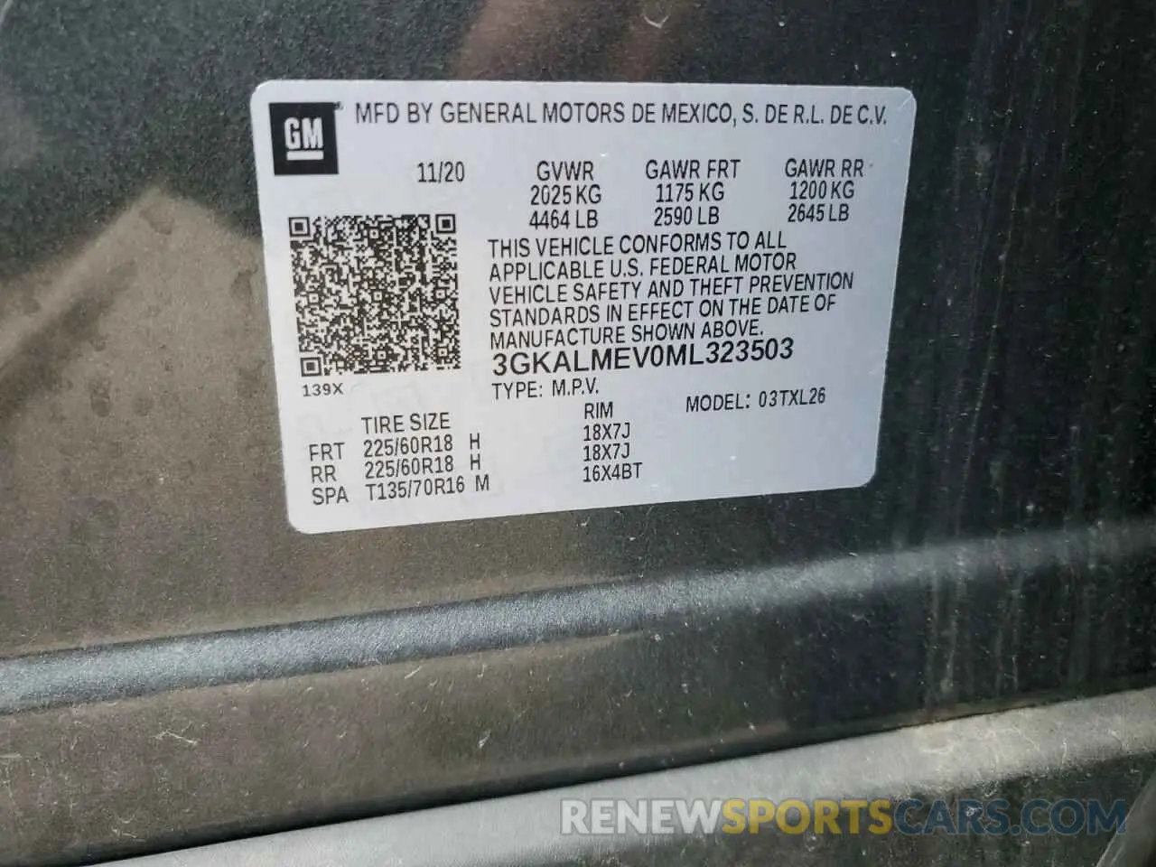 13 Photograph of a damaged car 3GKALMEV0ML323503 GMC TERRAIN 2021