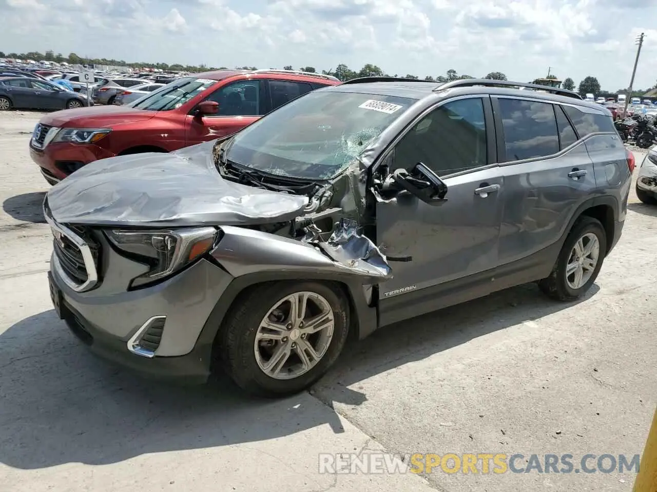 1 Photograph of a damaged car 3GKALMEV0ML357375 GMC TERRAIN 2021