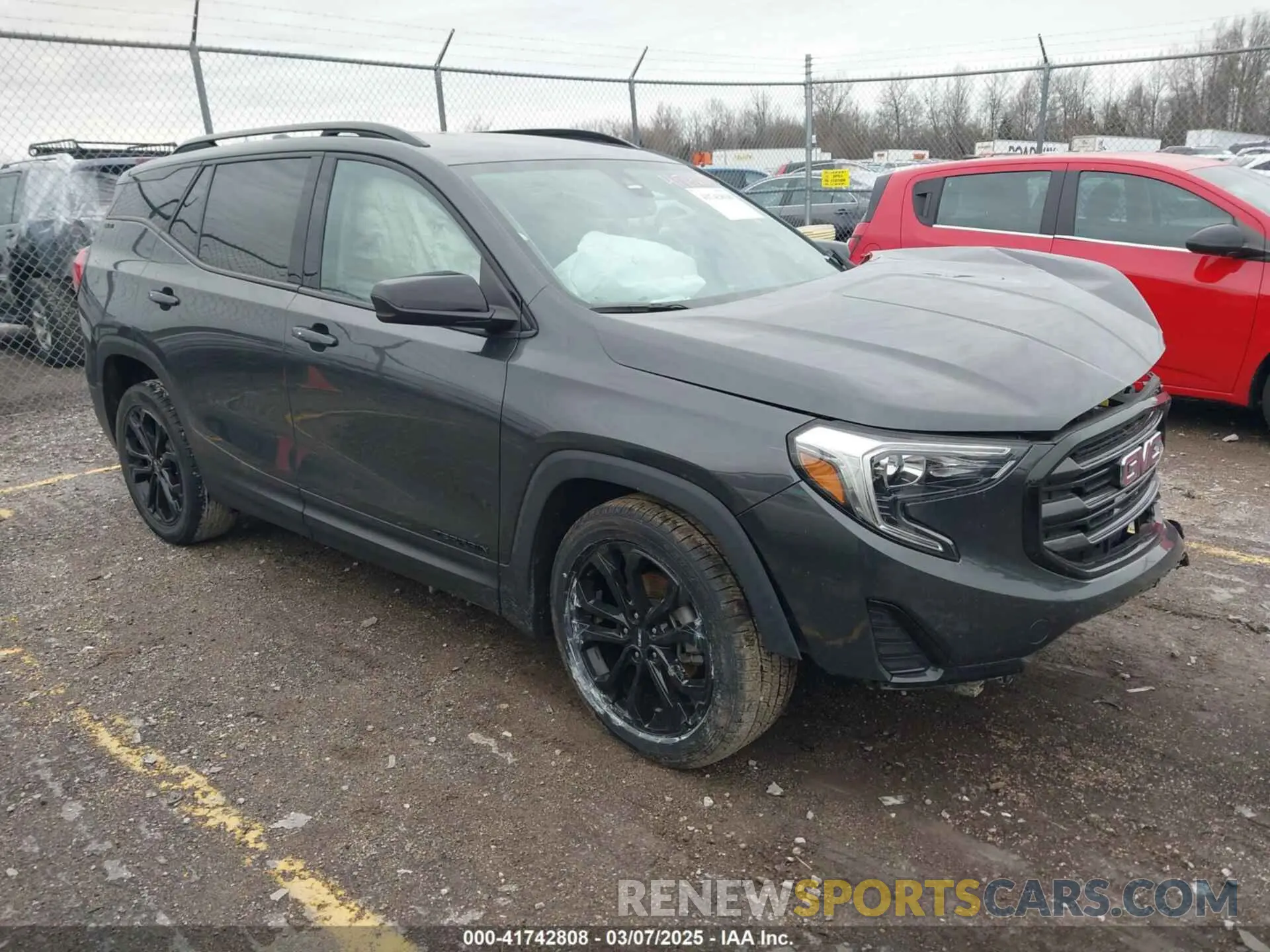1 Photograph of a damaged car 3GKALMEV0ML373933 GMC TERRAIN 2021