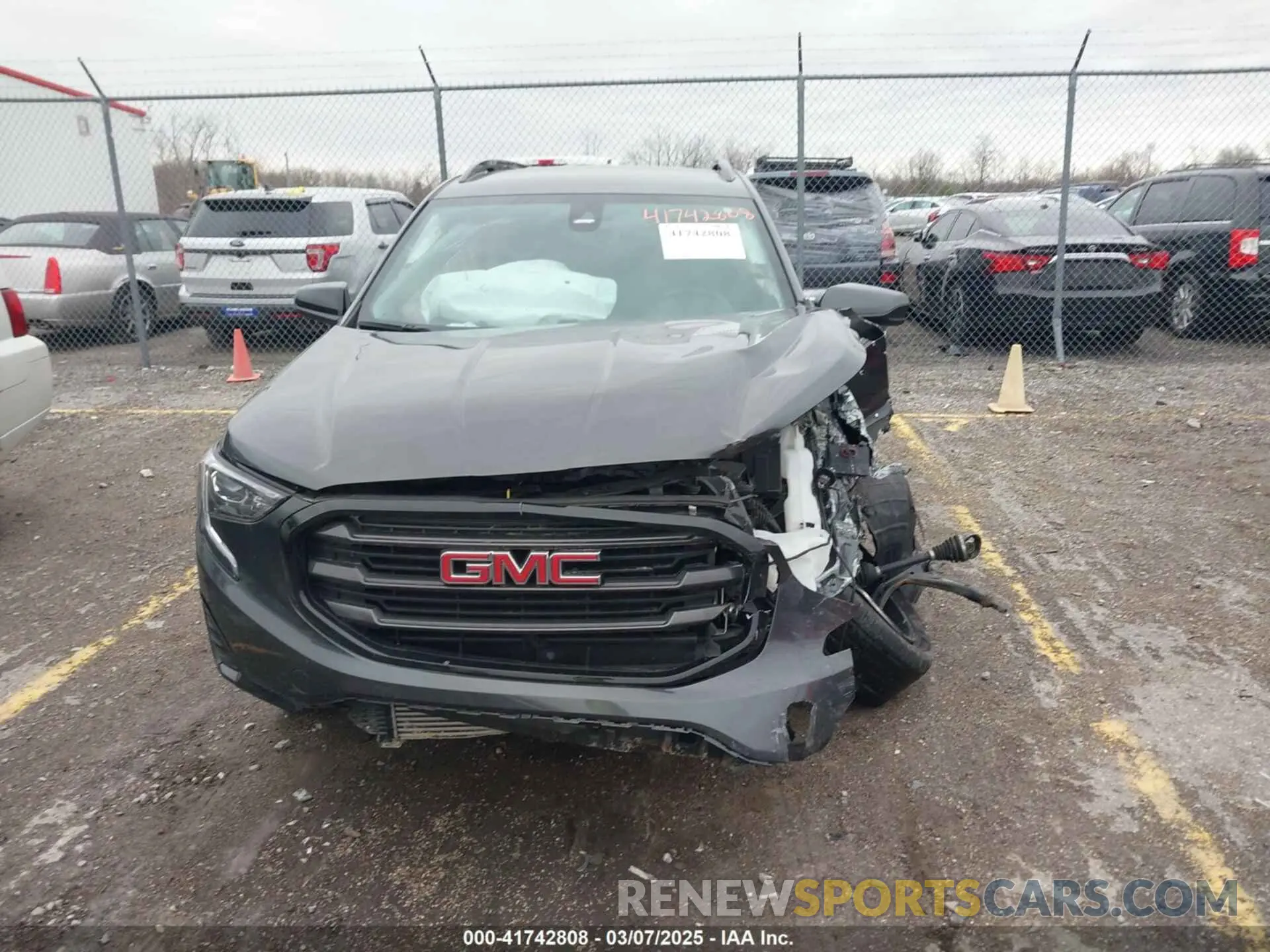 12 Photograph of a damaged car 3GKALMEV0ML373933 GMC TERRAIN 2021