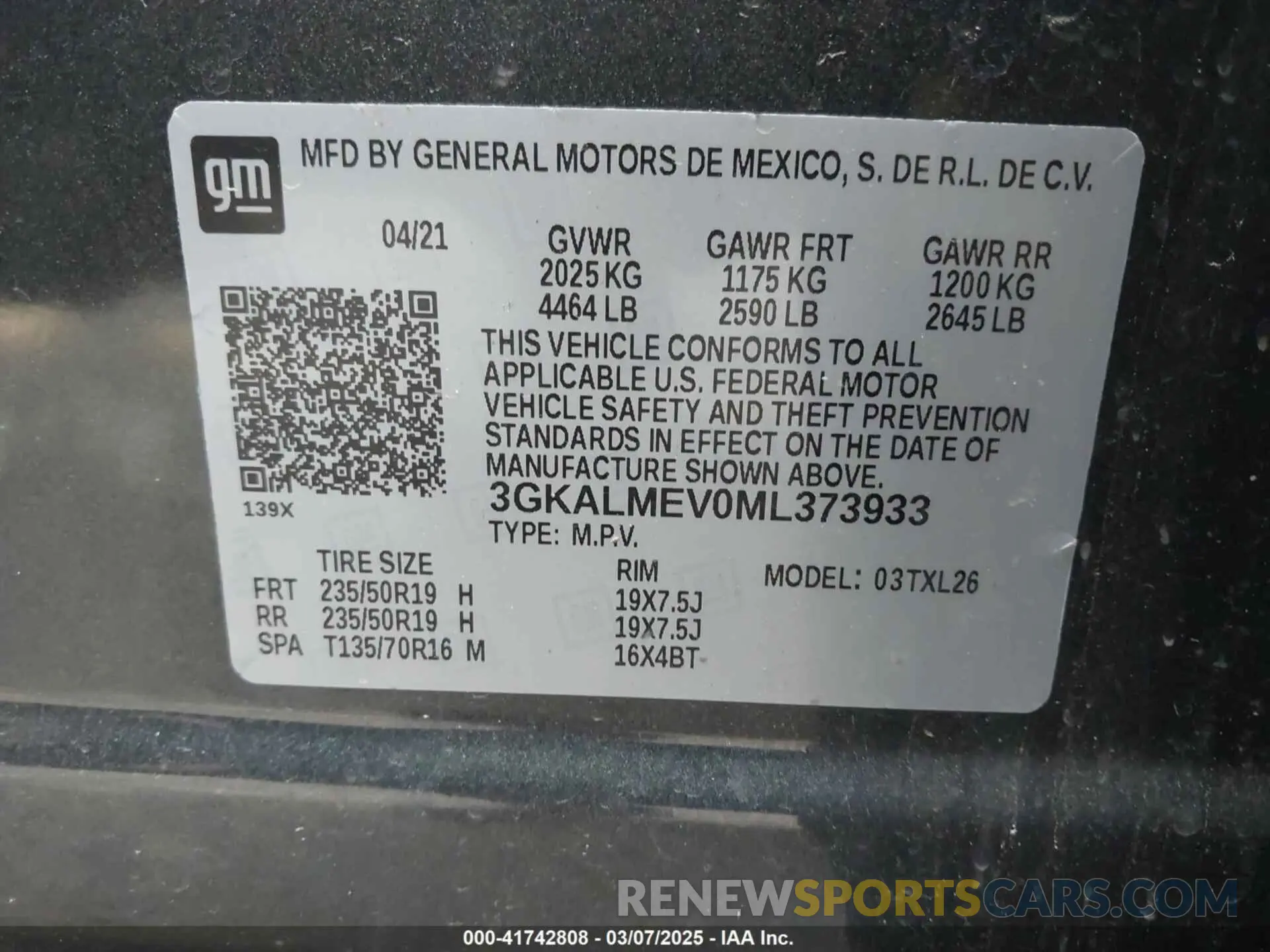 9 Photograph of a damaged car 3GKALMEV0ML373933 GMC TERRAIN 2021