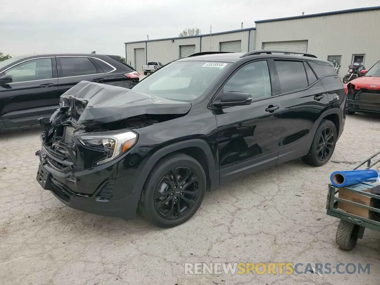 1 Photograph of a damaged car 3GKALMEV1ML391745 GMC TERRAIN 2021