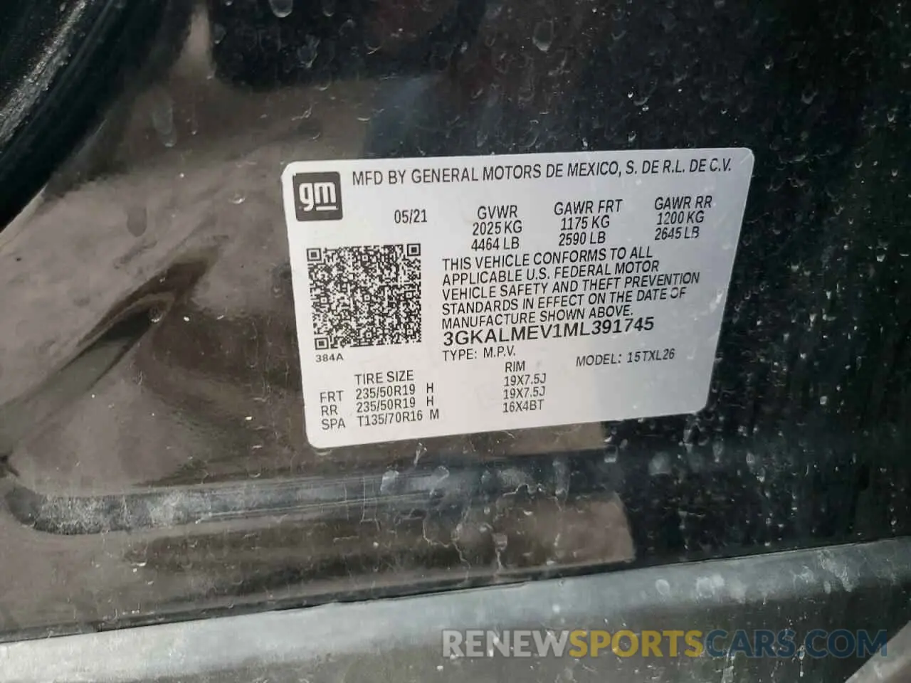 12 Photograph of a damaged car 3GKALMEV1ML391745 GMC TERRAIN 2021