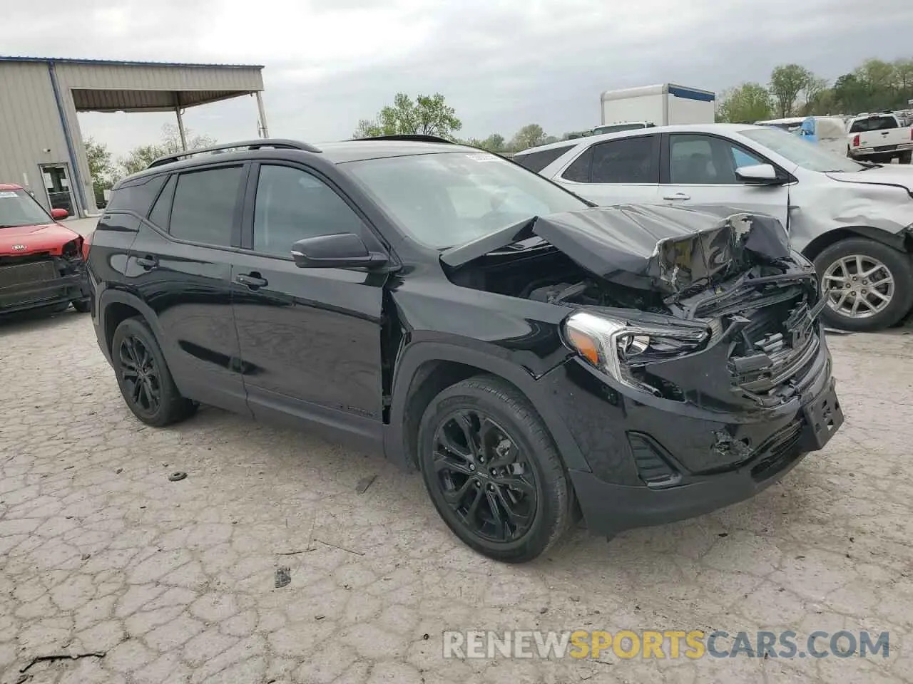 4 Photograph of a damaged car 3GKALMEV1ML391745 GMC TERRAIN 2021