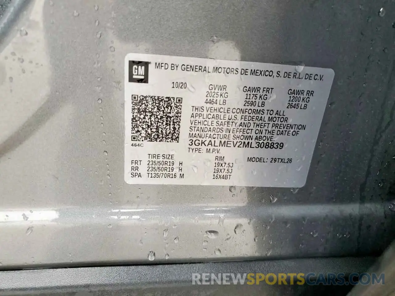 13 Photograph of a damaged car 3GKALMEV2ML308839 GMC TERRAIN 2021