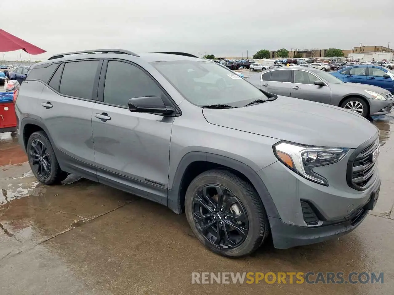 4 Photograph of a damaged car 3GKALMEV2ML308839 GMC TERRAIN 2021
