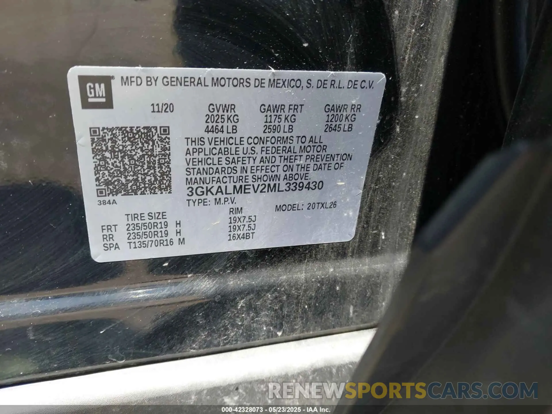 9 Photograph of a damaged car 3GKALMEV2ML339430 GMC TERRAIN 2021