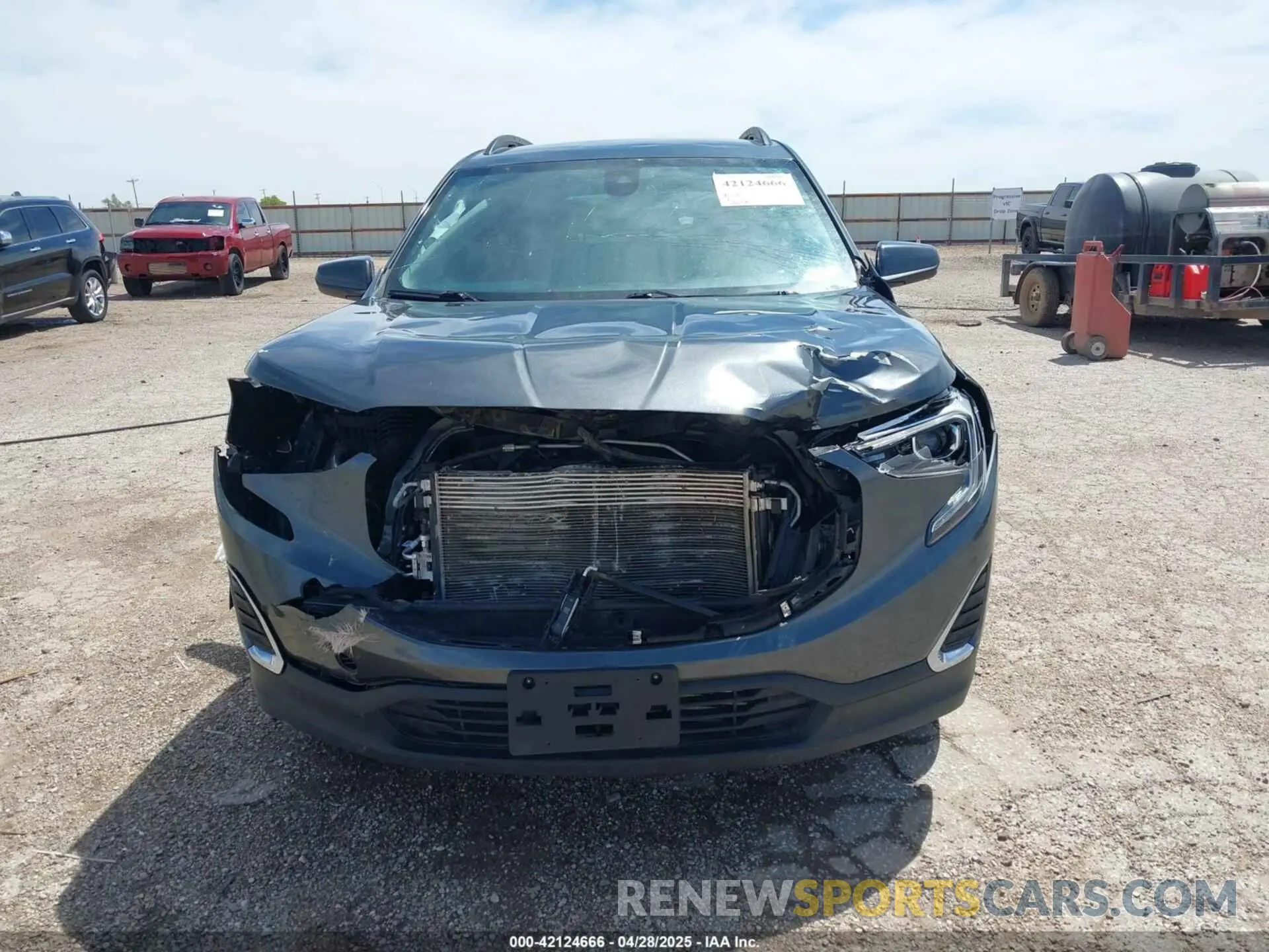 13 Photograph of a damaged car 3GKALMEV2ML384884 GMC TERRAIN 2021