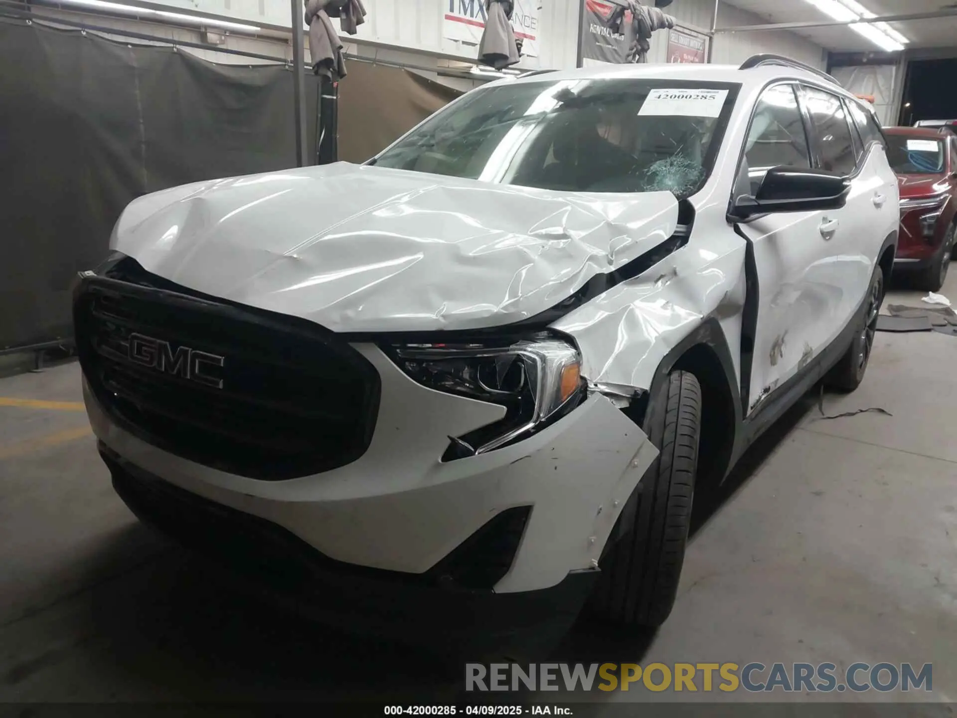 2 Photograph of a damaged car 3GKALMEV2ML396873 GMC TERRAIN 2021