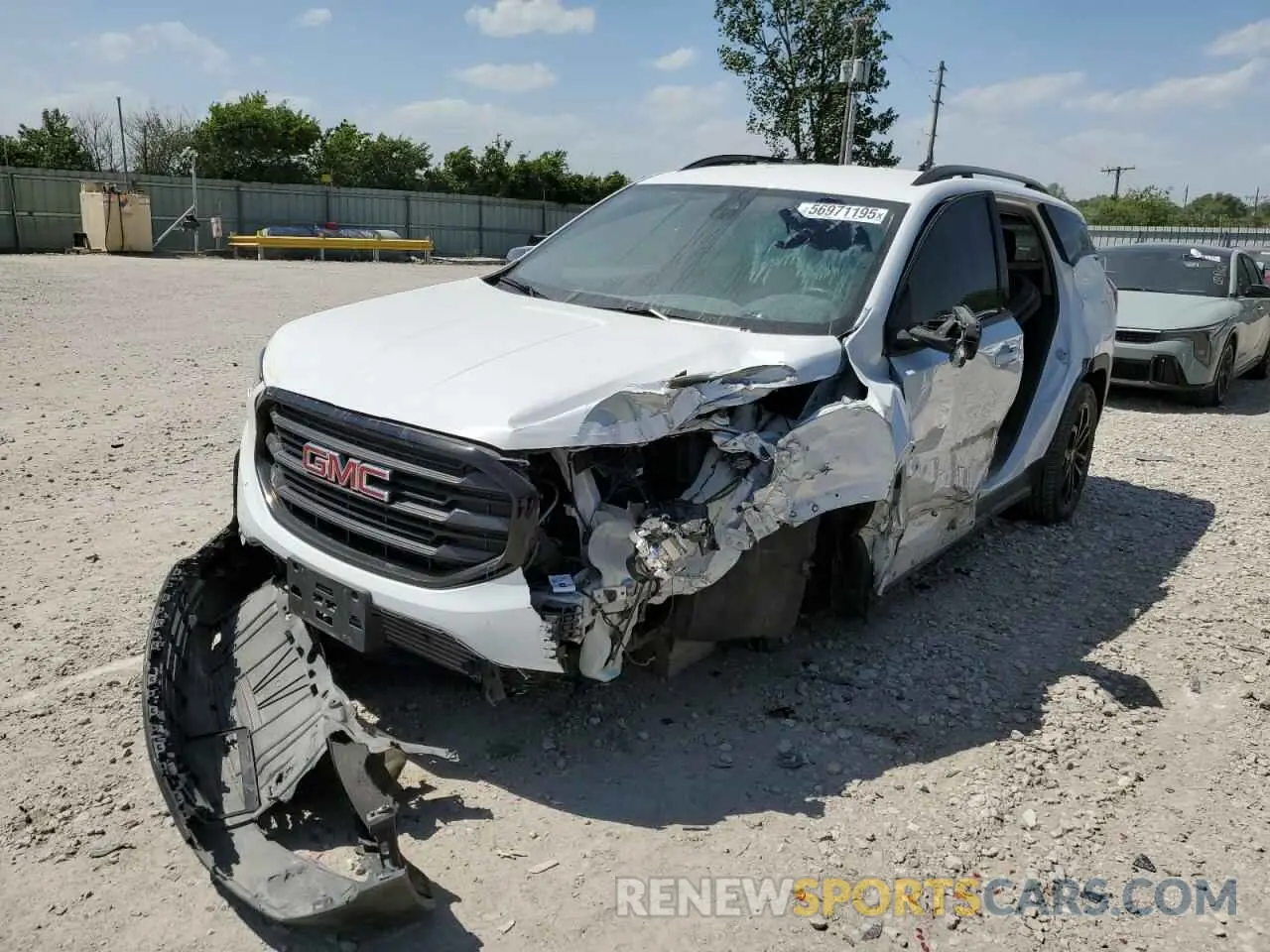 1 Photograph of a damaged car 3GKALMEV3ML400817 GMC TERRAIN 2021