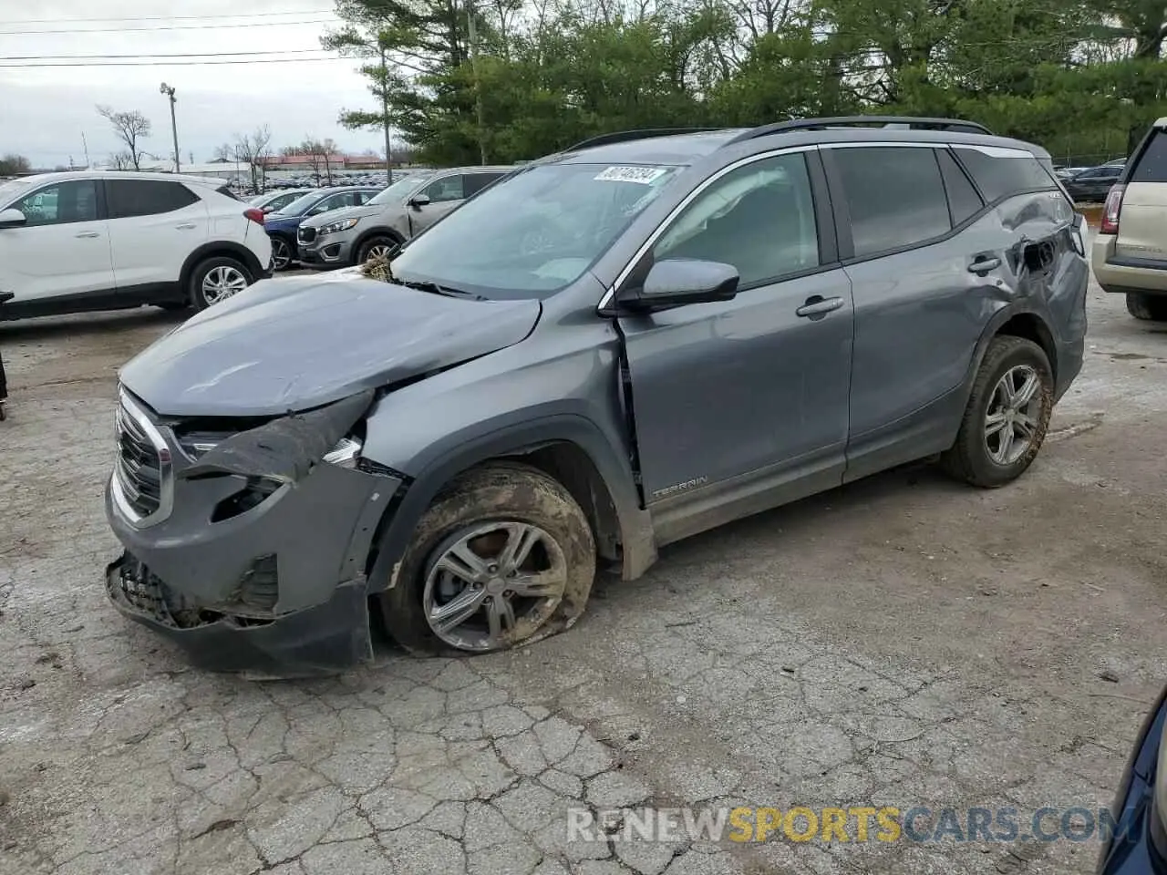 1 Photograph of a damaged car 3GKALMEV4ML301911 GMC TERRAIN 2021