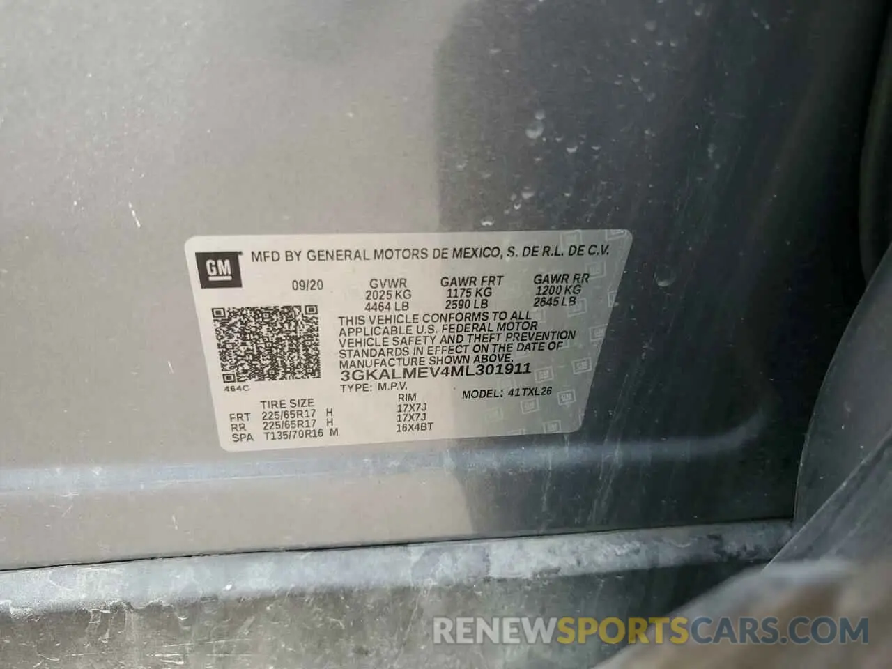 13 Photograph of a damaged car 3GKALMEV4ML301911 GMC TERRAIN 2021
