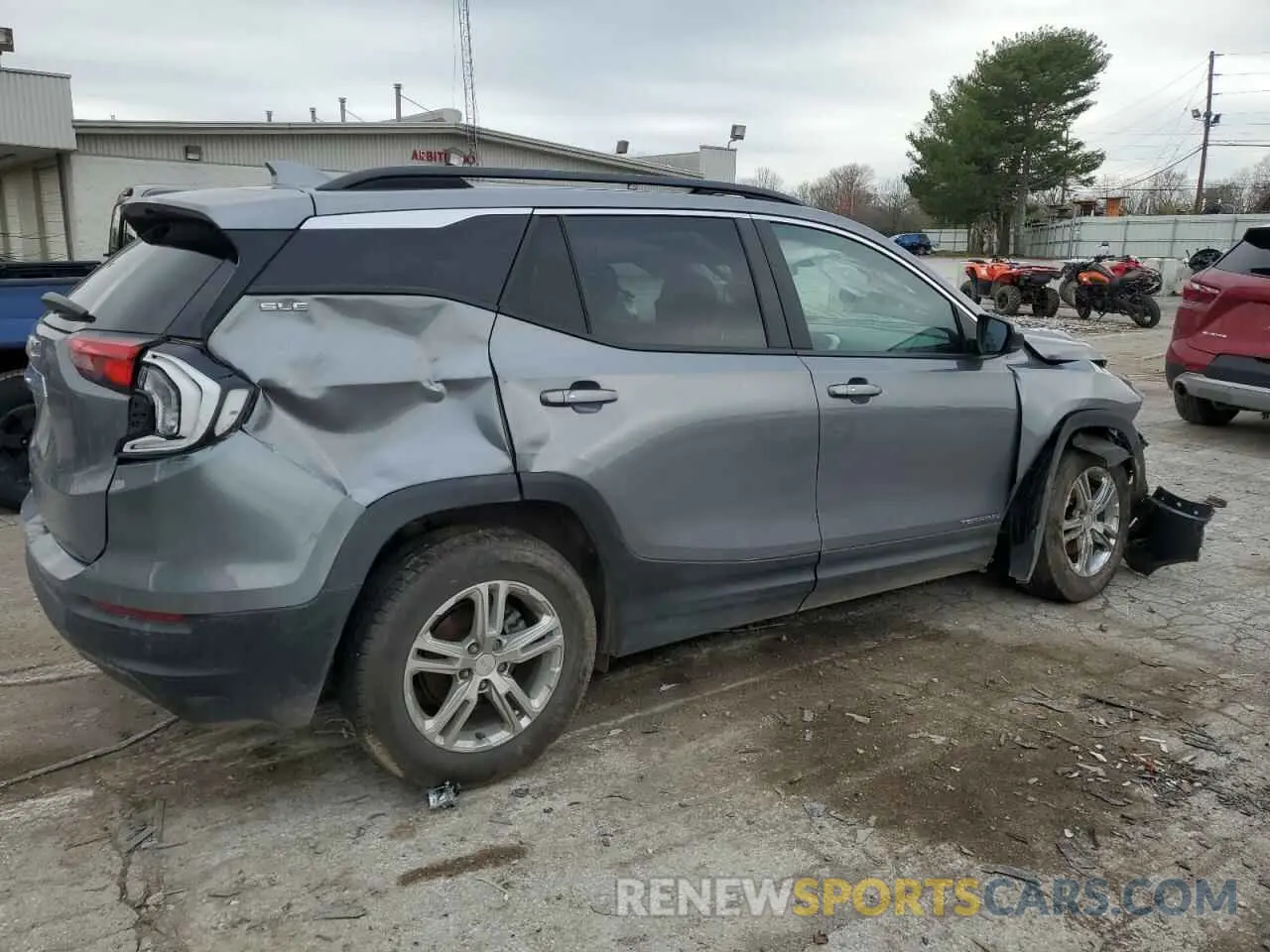 3 Photograph of a damaged car 3GKALMEV4ML301911 GMC TERRAIN 2021