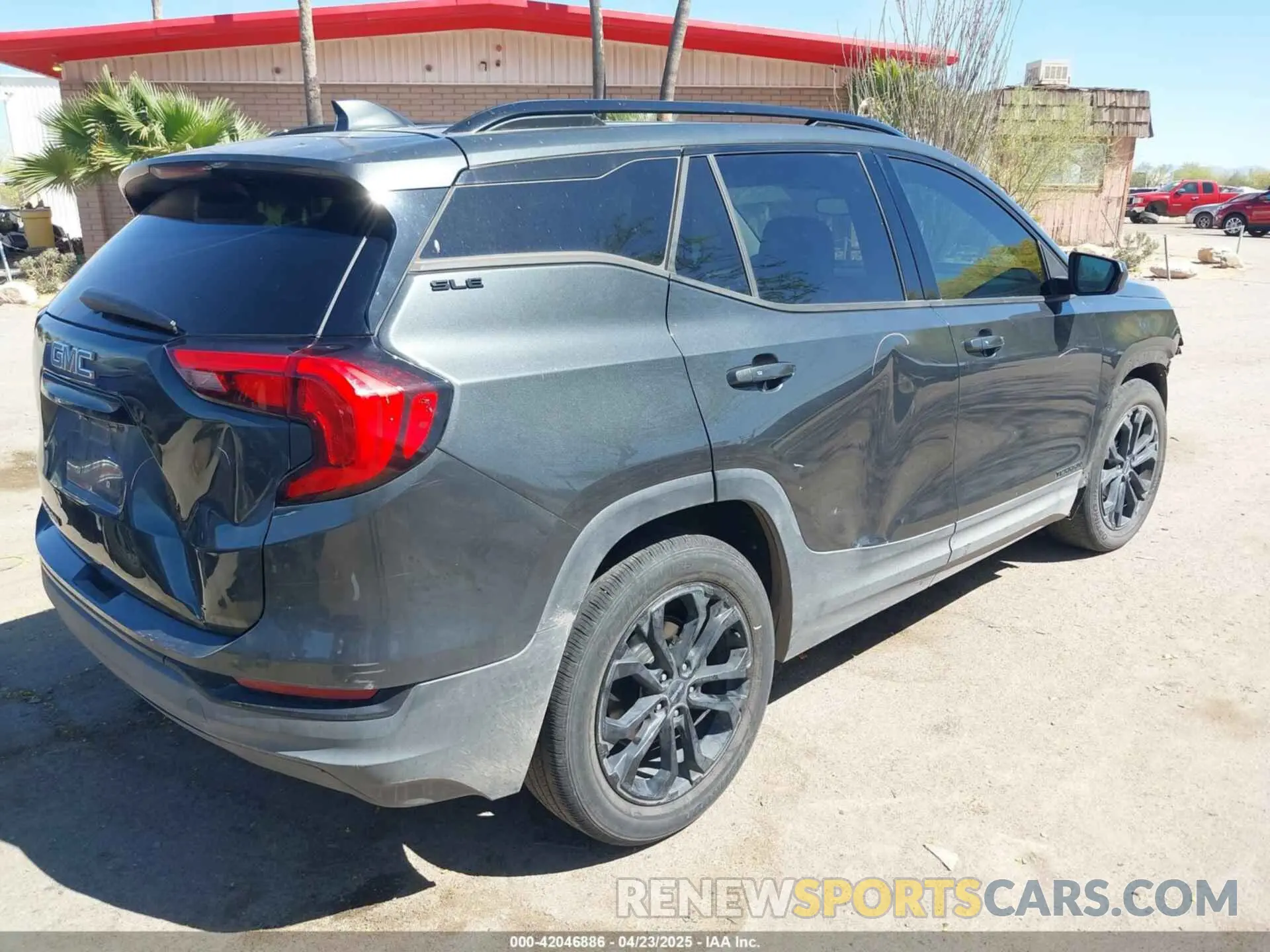 4 Photograph of a damaged car 3GKALMEV4ML340336 GMC TERRAIN 2021