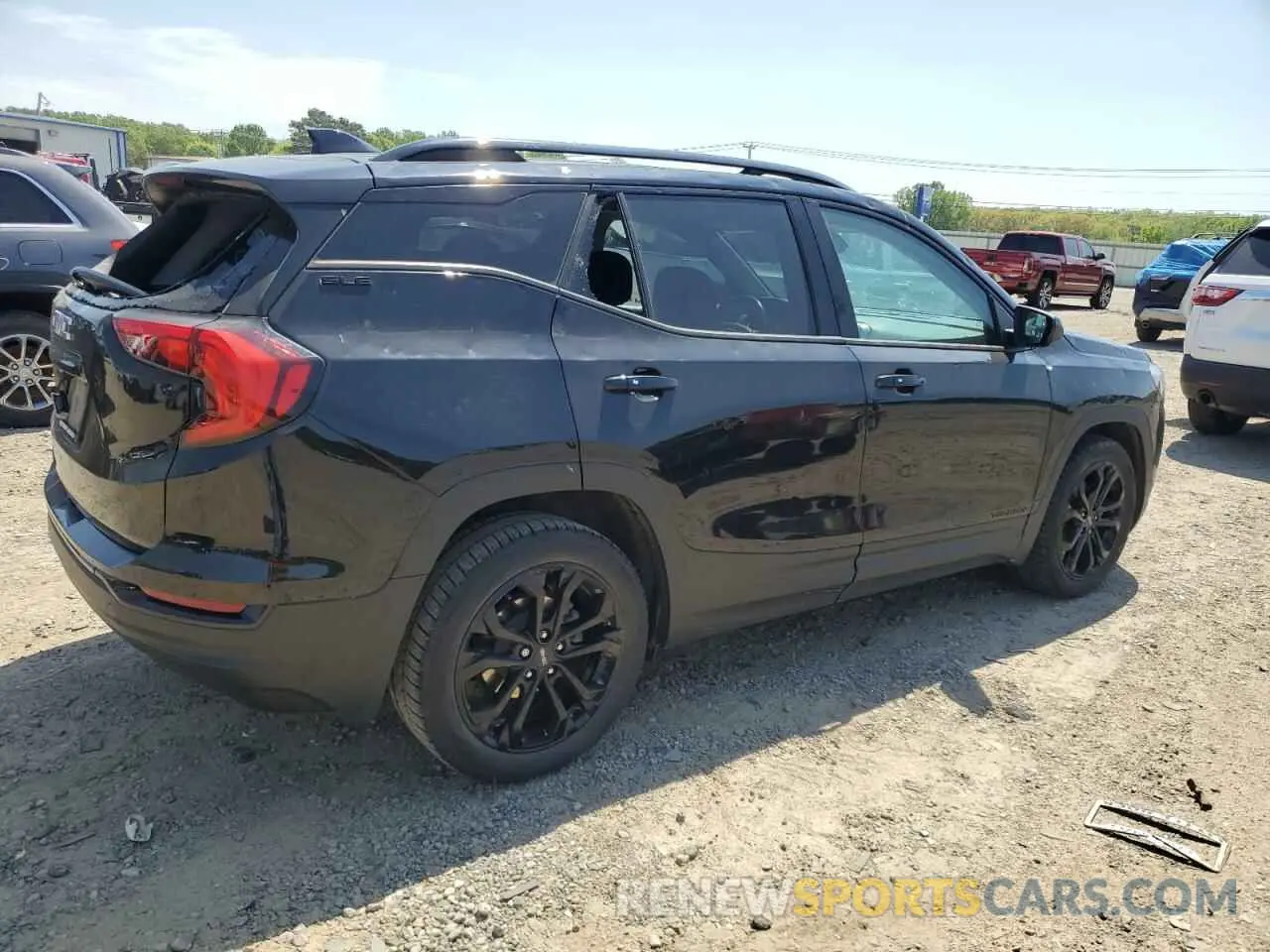 3 Photograph of a damaged car 3GKALMEV4ML396941 GMC TERRAIN 2021