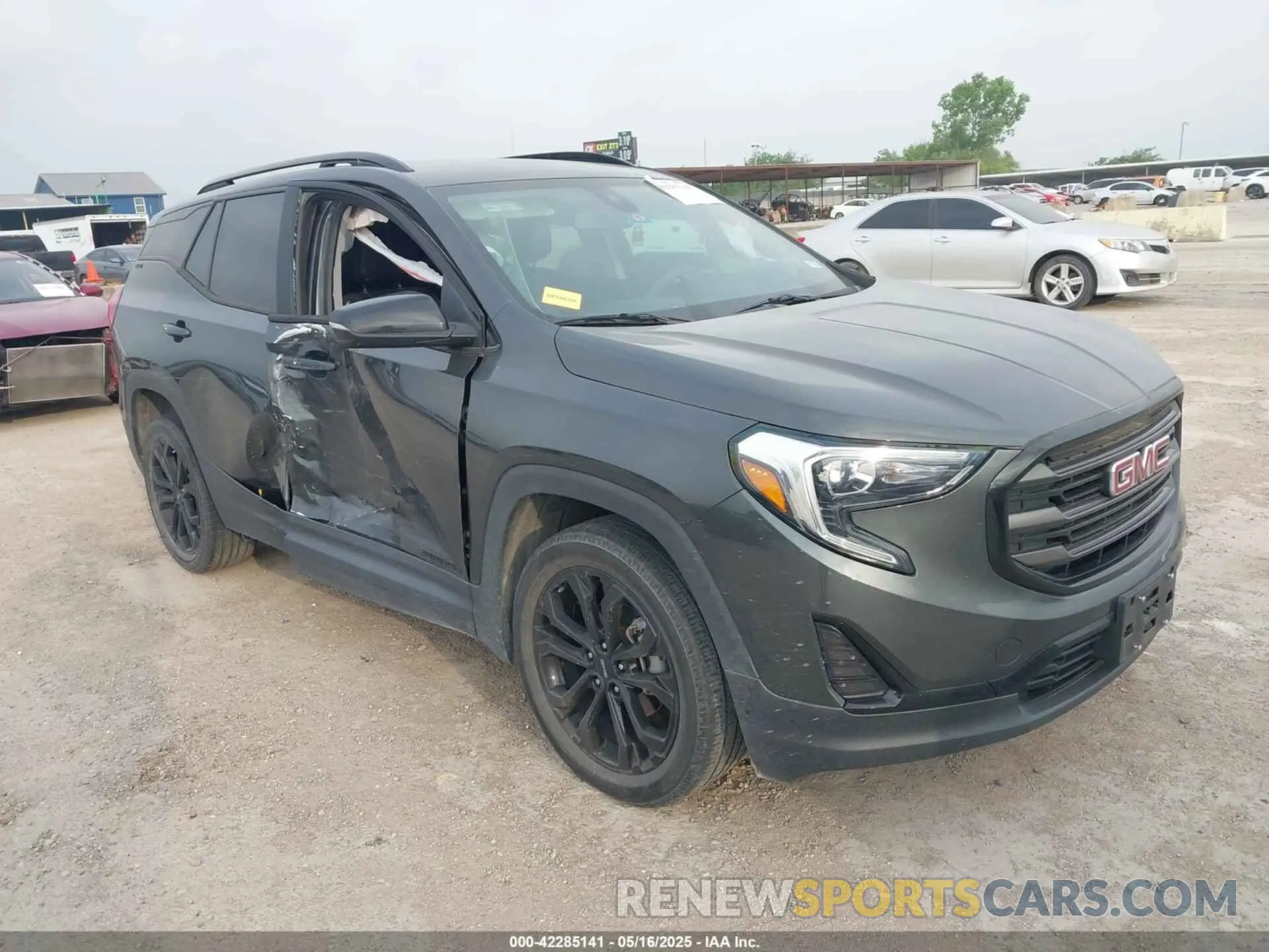 1 Photograph of a damaged car 3GKALMEV5ML351247 GMC TERRAIN 2021