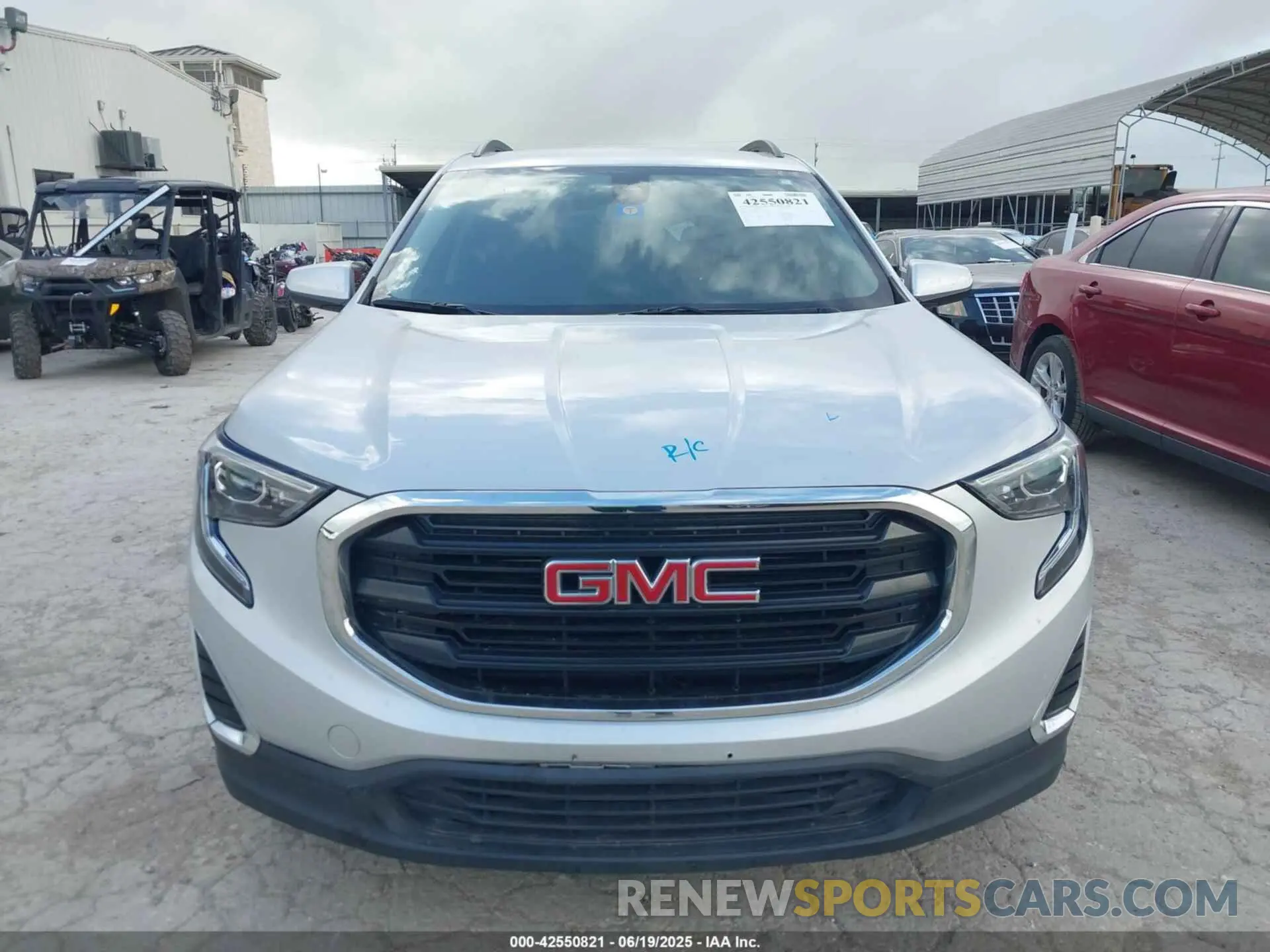 12 Photograph of a damaged car 3GKALMEV6ML335106 GMC TERRAIN 2021