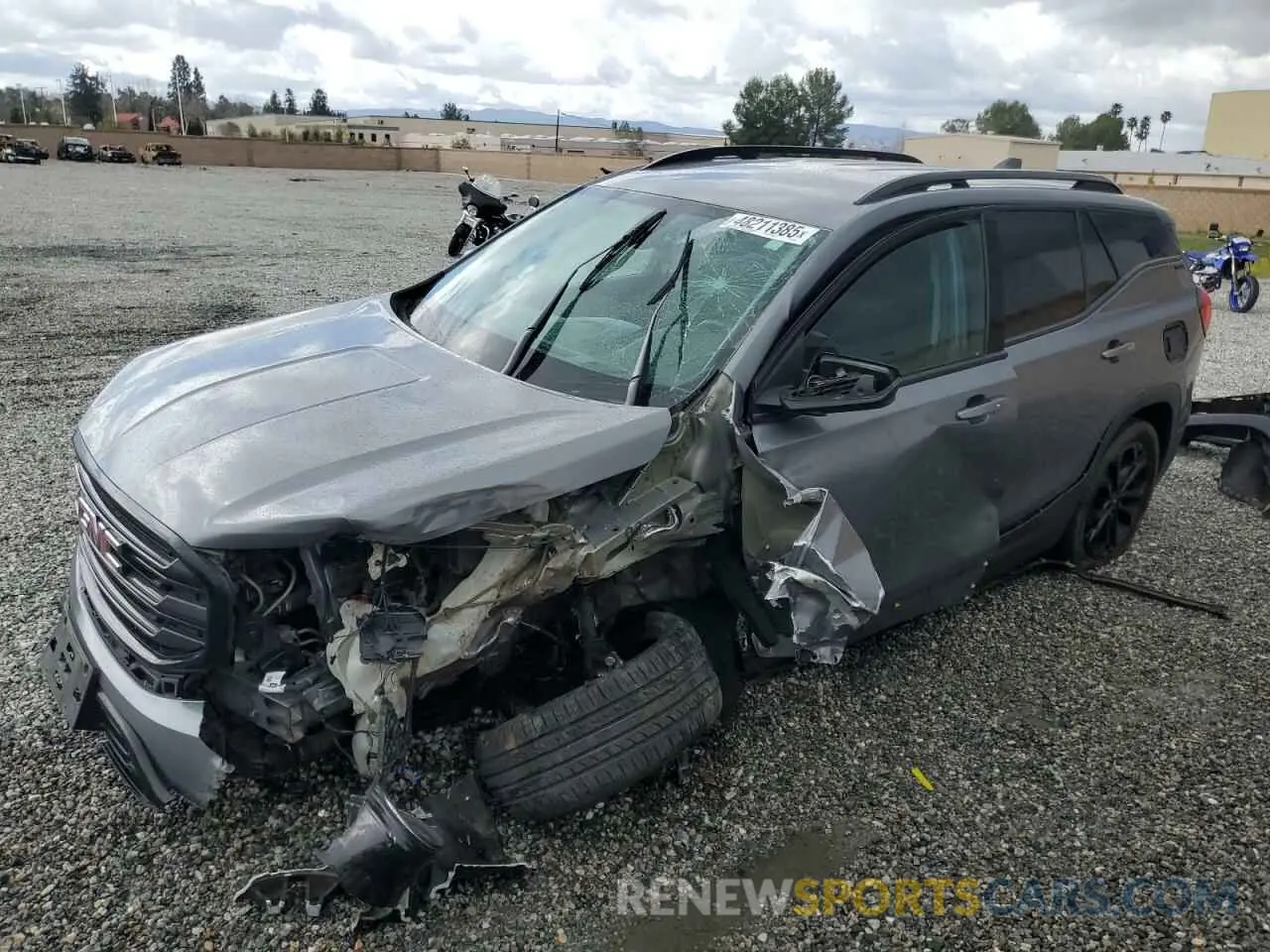 1 Photograph of a damaged car 3GKALMEV7ML362606 GMC TERRAIN 2021