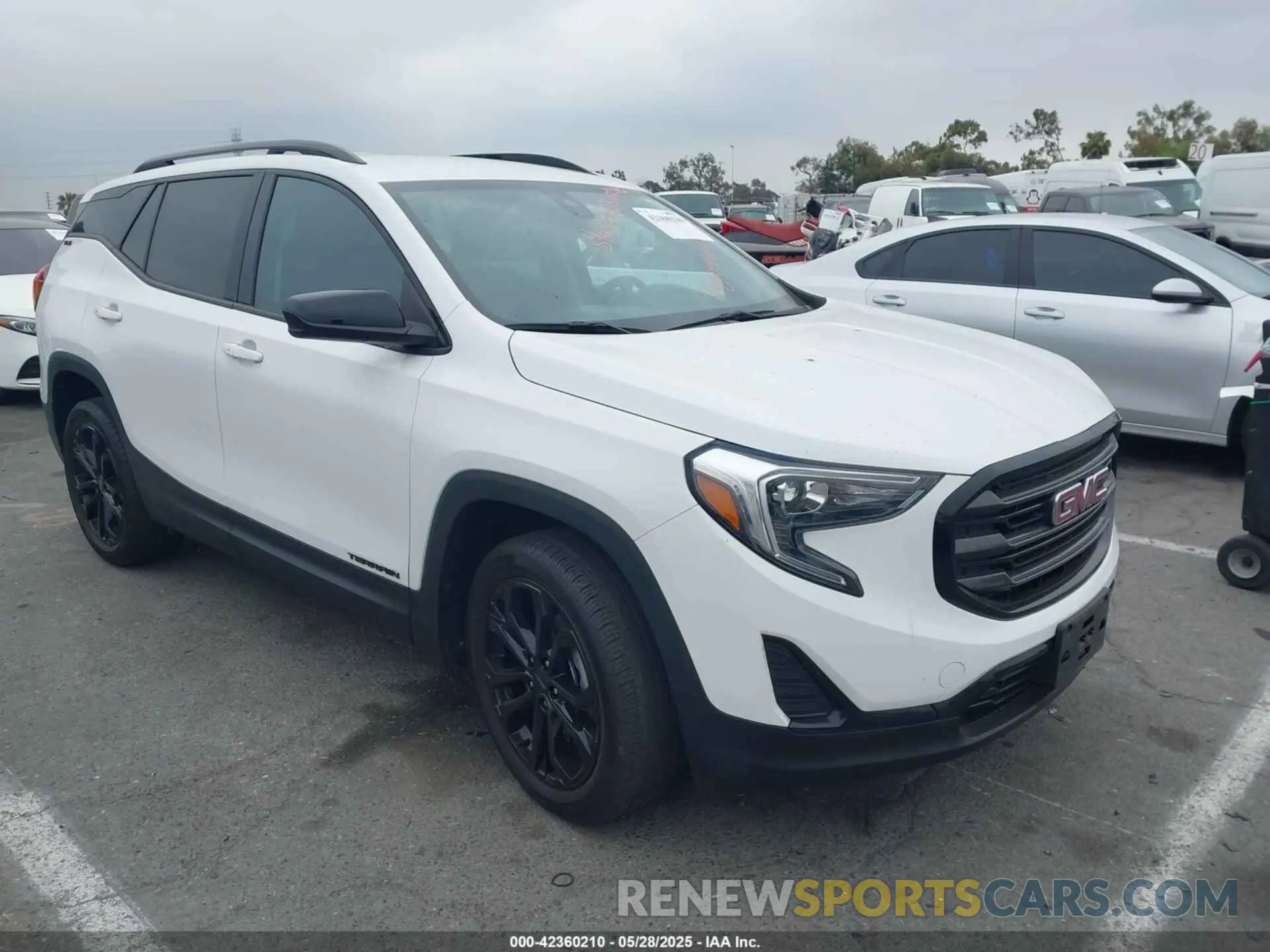 1 Photograph of a damaged car 3GKALMEV7ML386100 GMC TERRAIN 2021