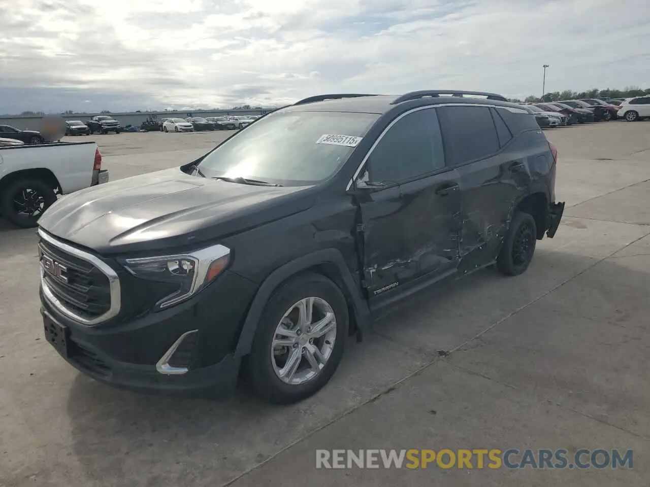 1 Photograph of a damaged car 3GKALMEV8ML348911 GMC TERRAIN 2021