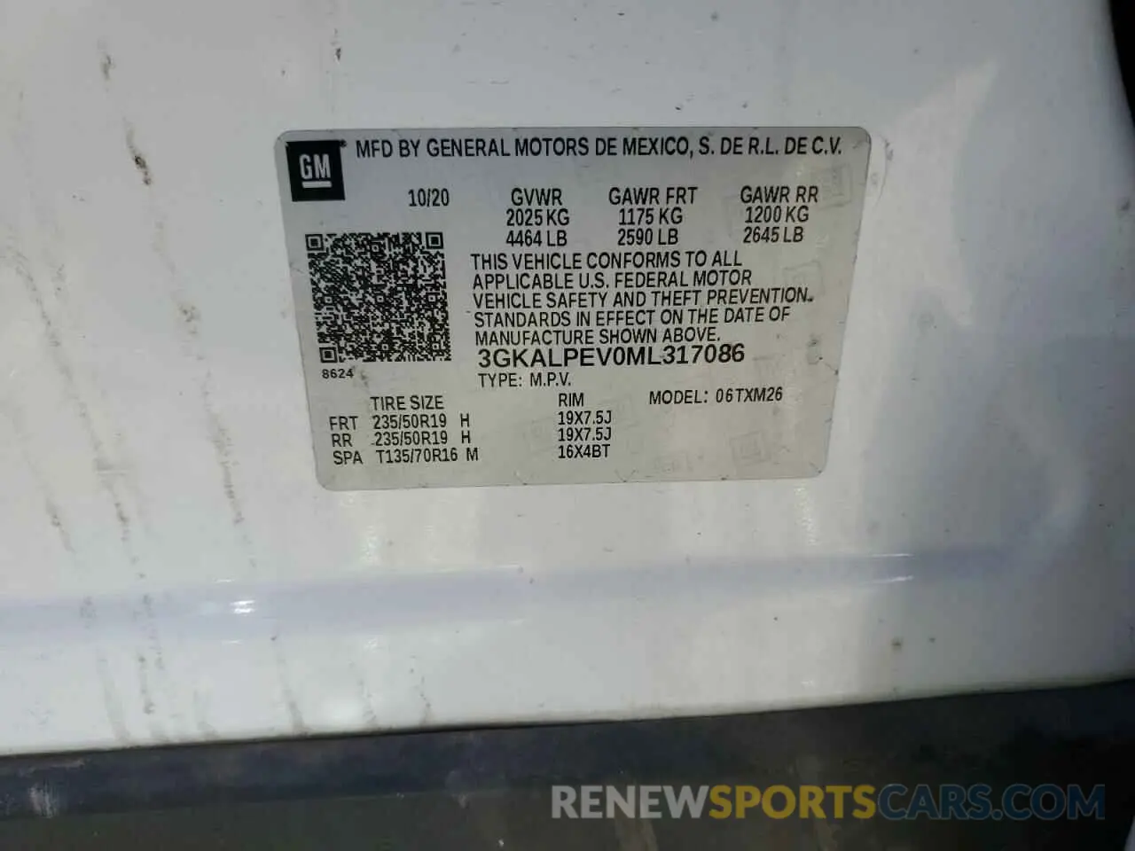 15 Photograph of a damaged car 3GKALPEV0ML317086 GMC TERRAIN 2021