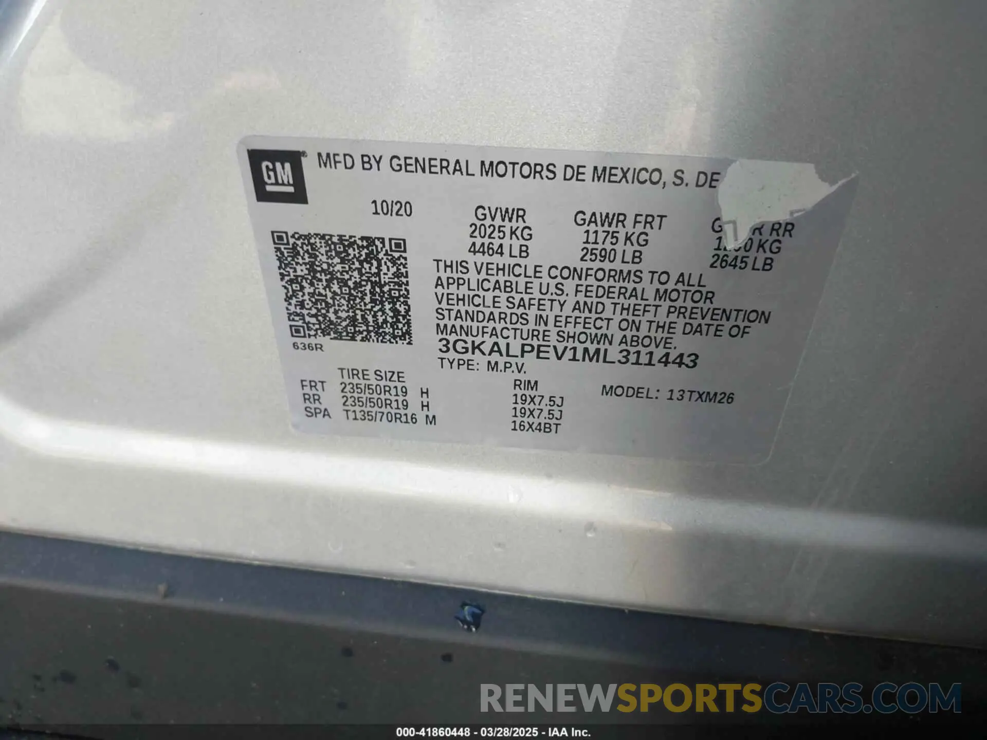9 Photograph of a damaged car 3GKALPEV1ML311443 GMC TERRAIN 2021