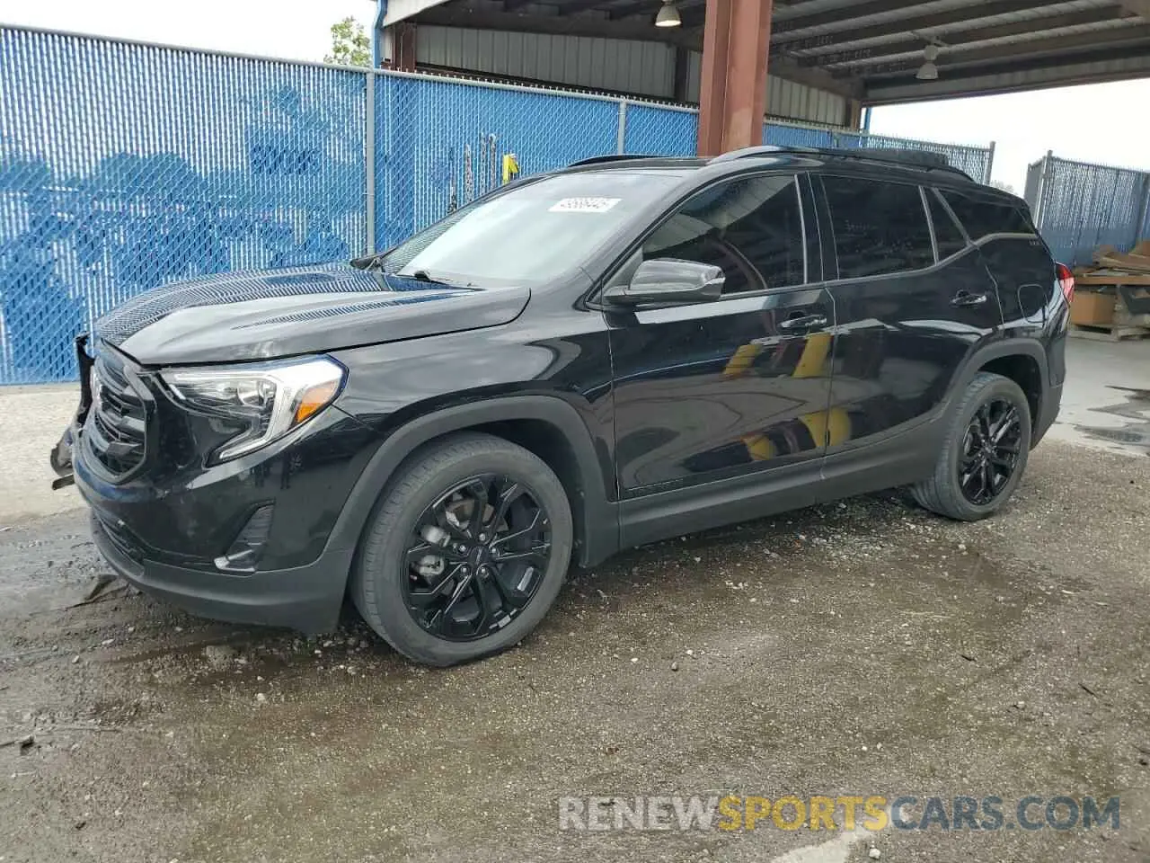 1 Photograph of a damaged car 3GKALPEV1ML383355 GMC TERRAIN 2021