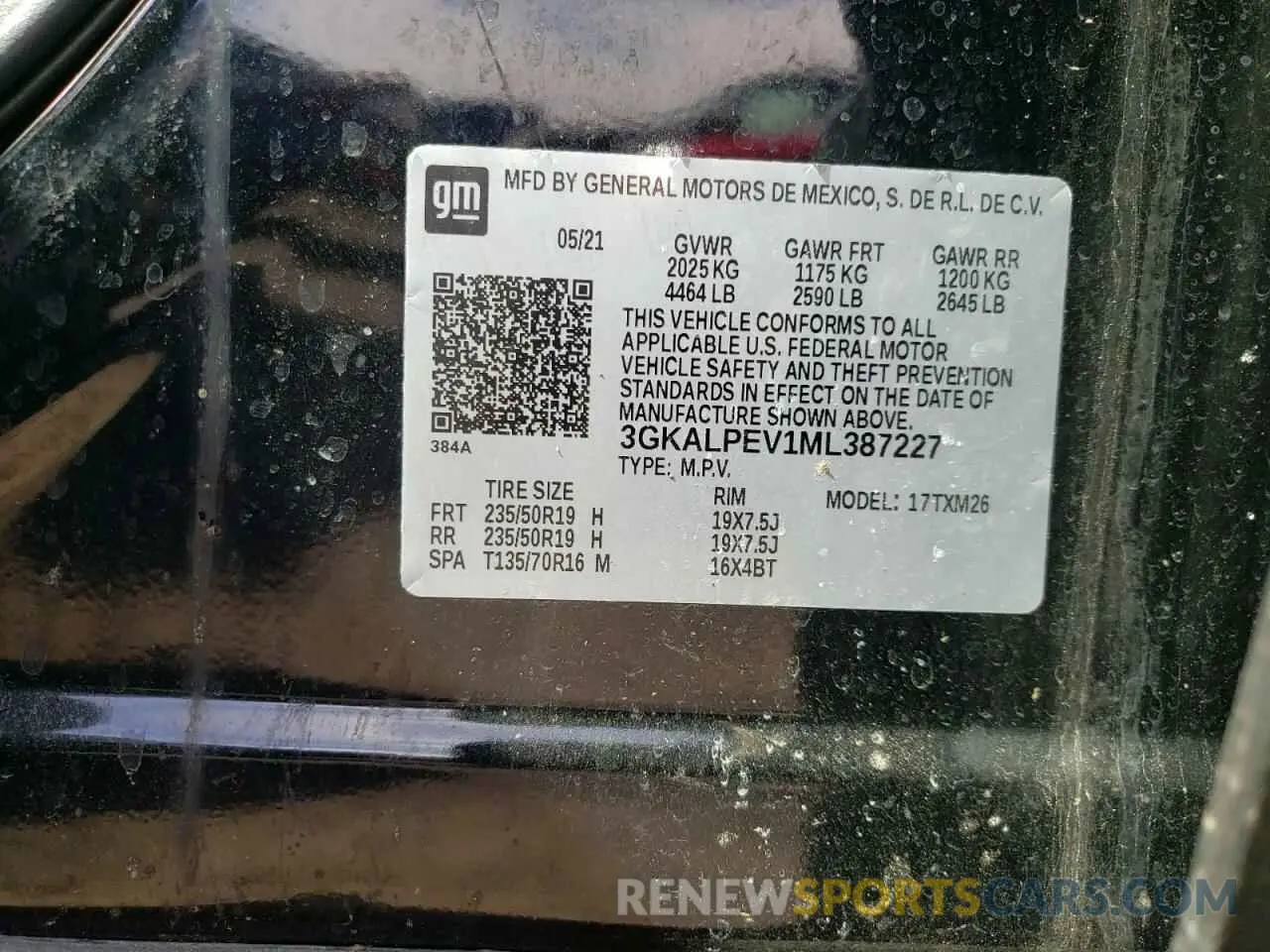 14 Photograph of a damaged car 3GKALPEV1ML387227 GMC TERRAIN 2021