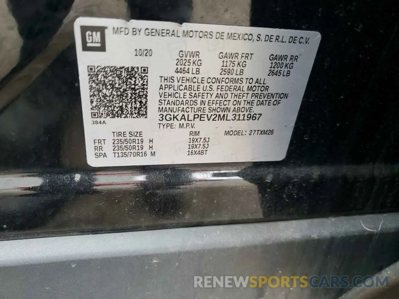 13 Photograph of a damaged car 3GKALPEV2ML311967 GMC TERRAIN 2021