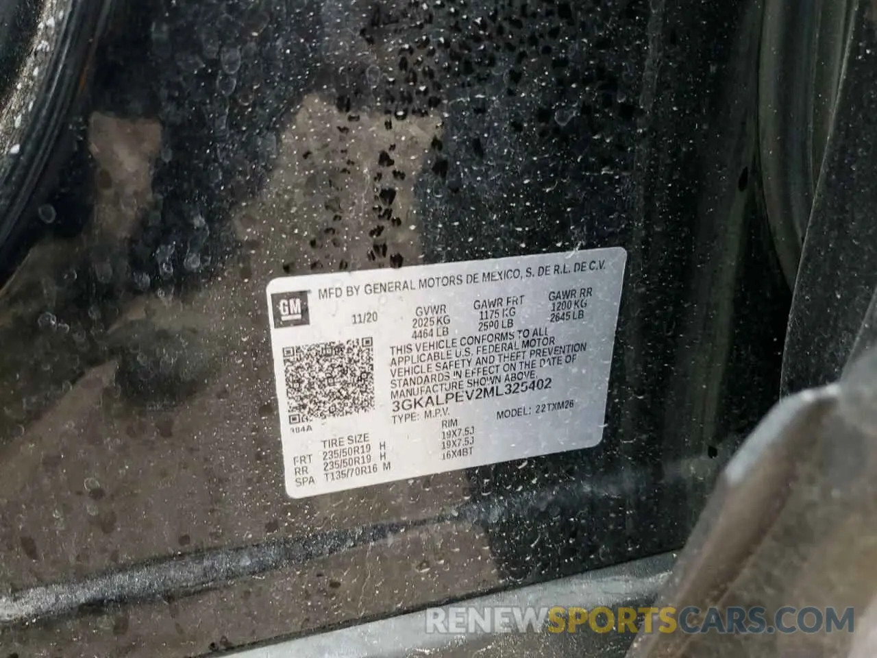 14 Photograph of a damaged car 3GKALPEV2ML325402 GMC TERRAIN 2021